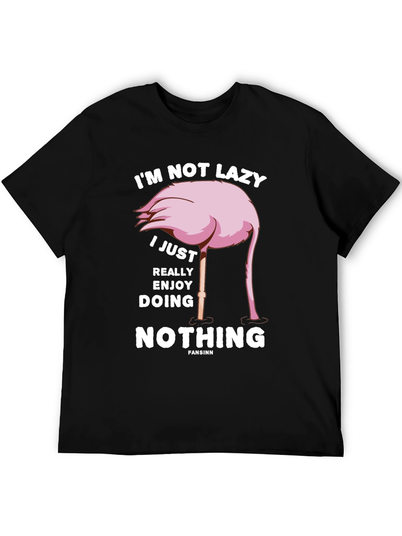 Funny Flamingo Lazy T-Shirt