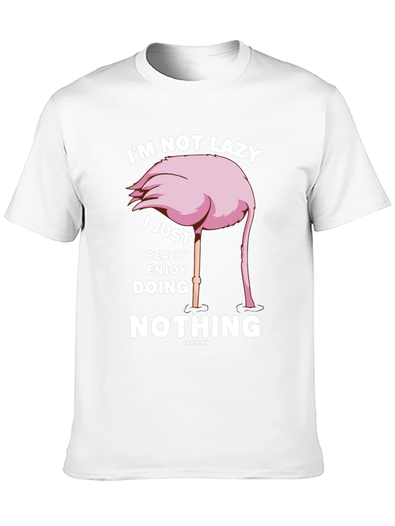 Funny Flamingo Lazy T-Shirt