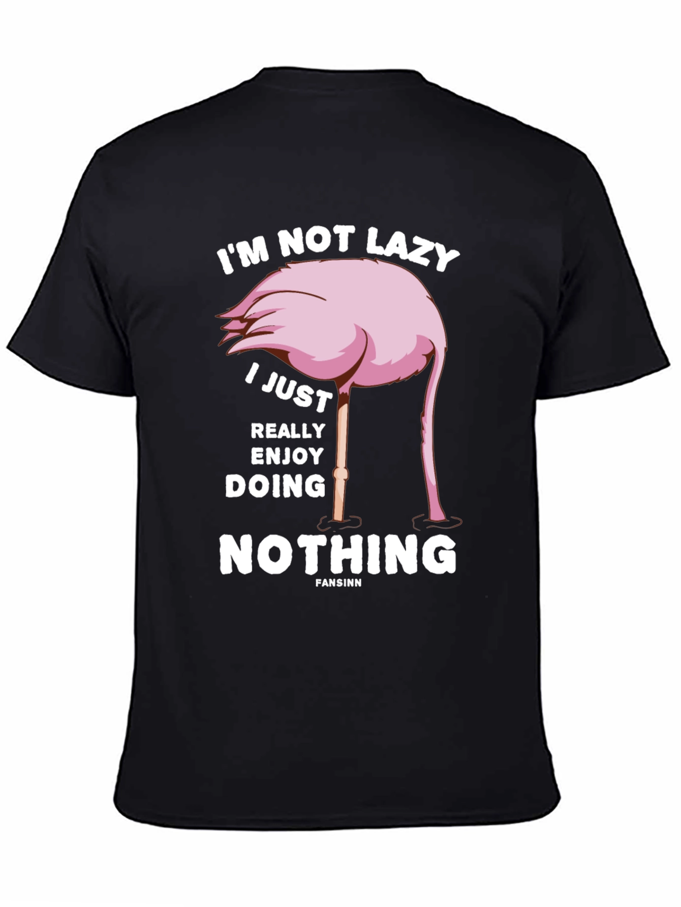 Funny Flamingo Lazy T-Shirt