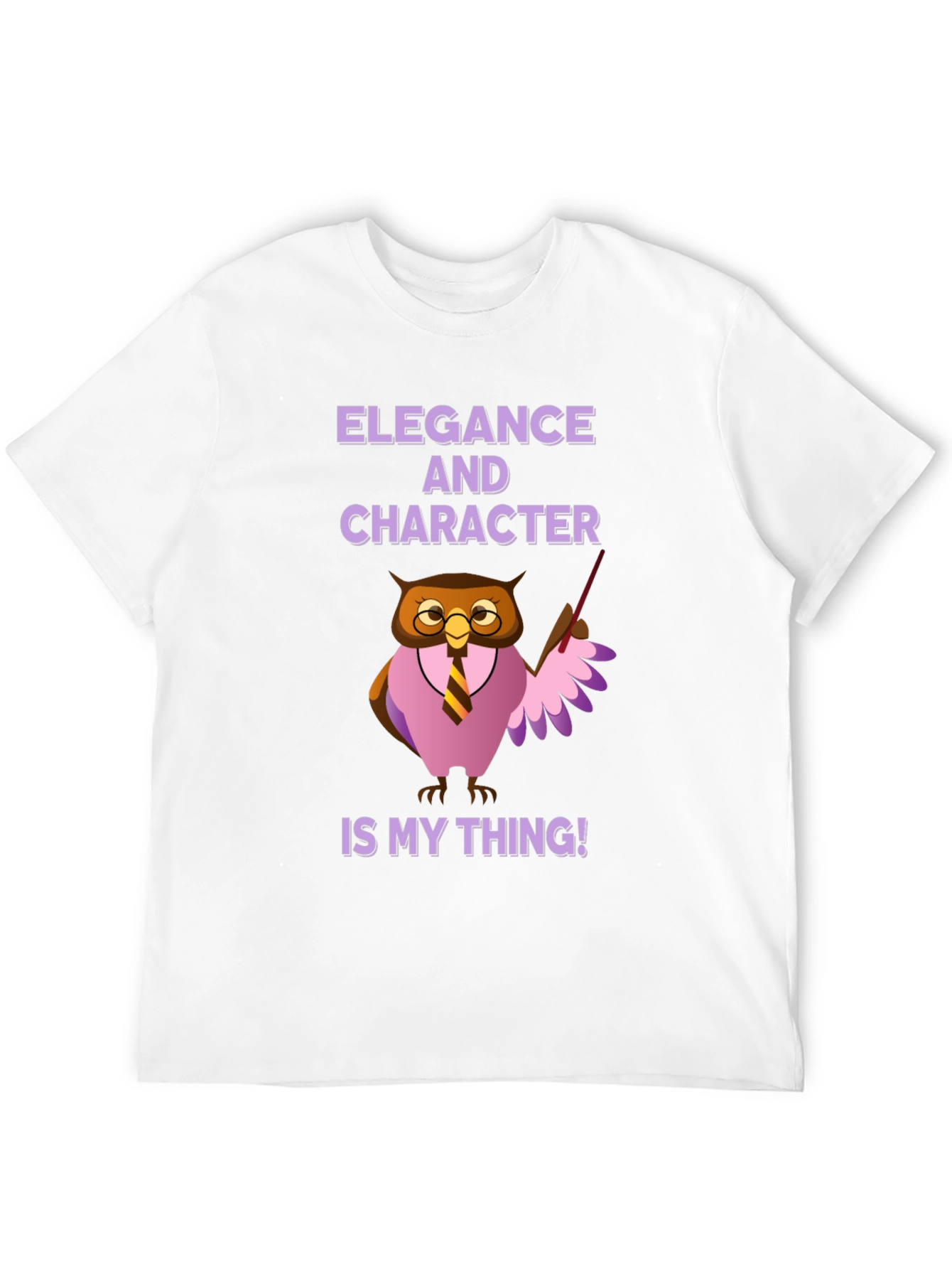 Elegance and Character Owl T-Shirt