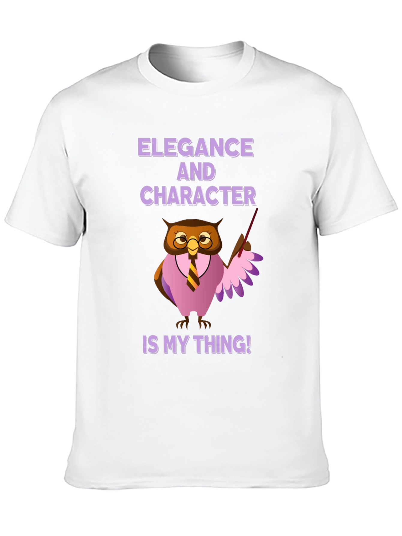 Elegance and Character Owl T-Shirt