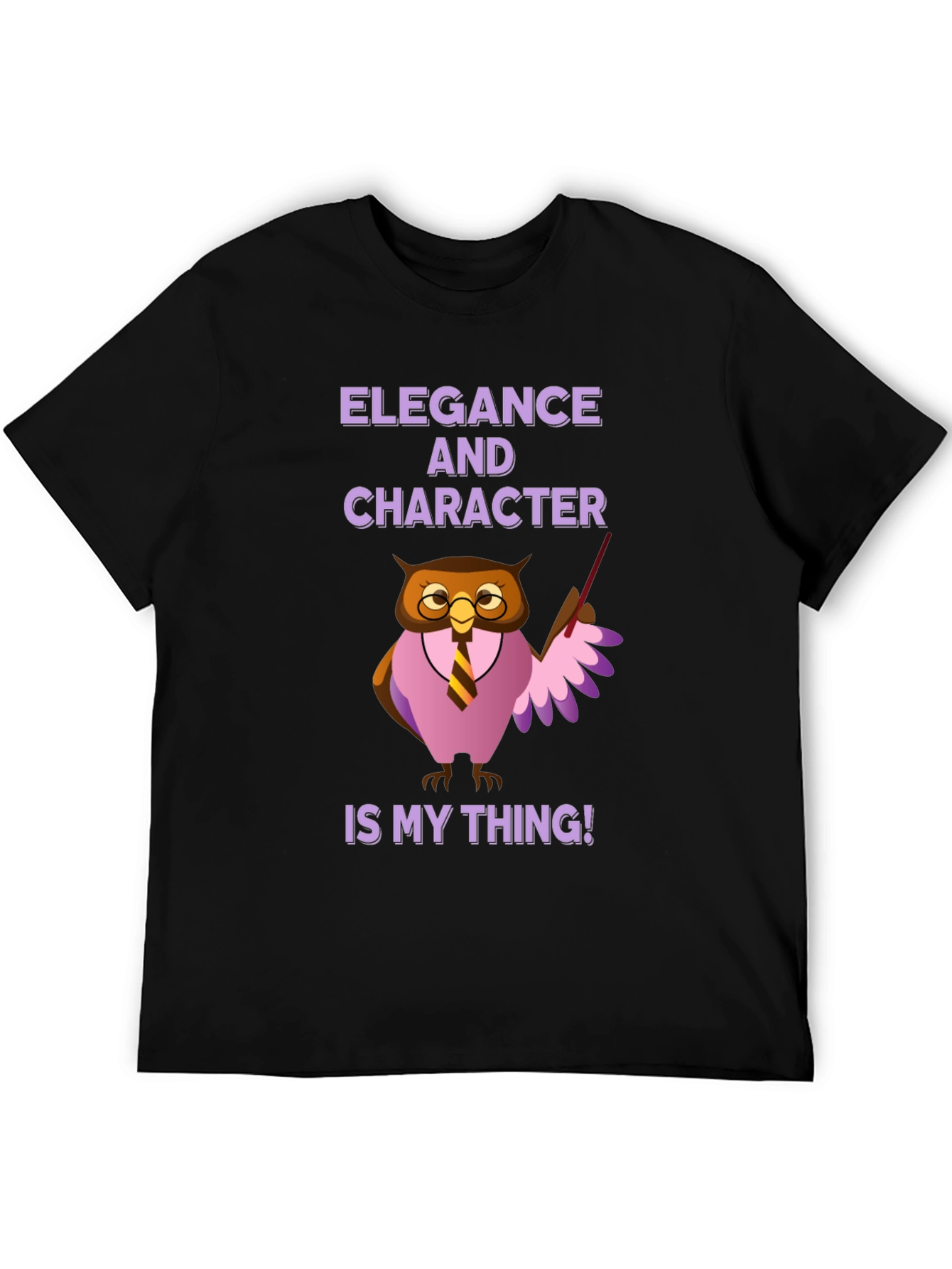 Elegance and Character Owl T-Shirt