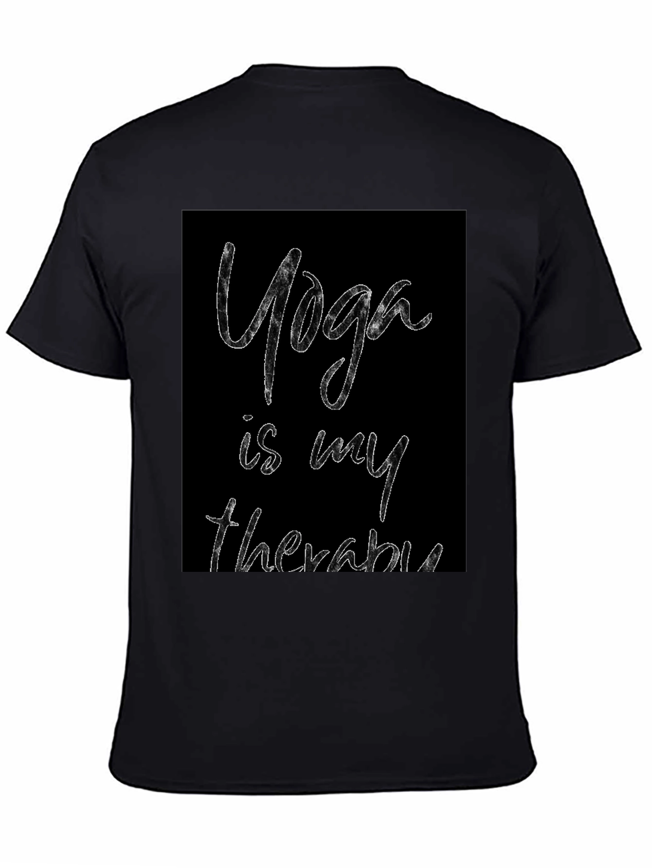 Yoga Therapy Graphic Tee - Black