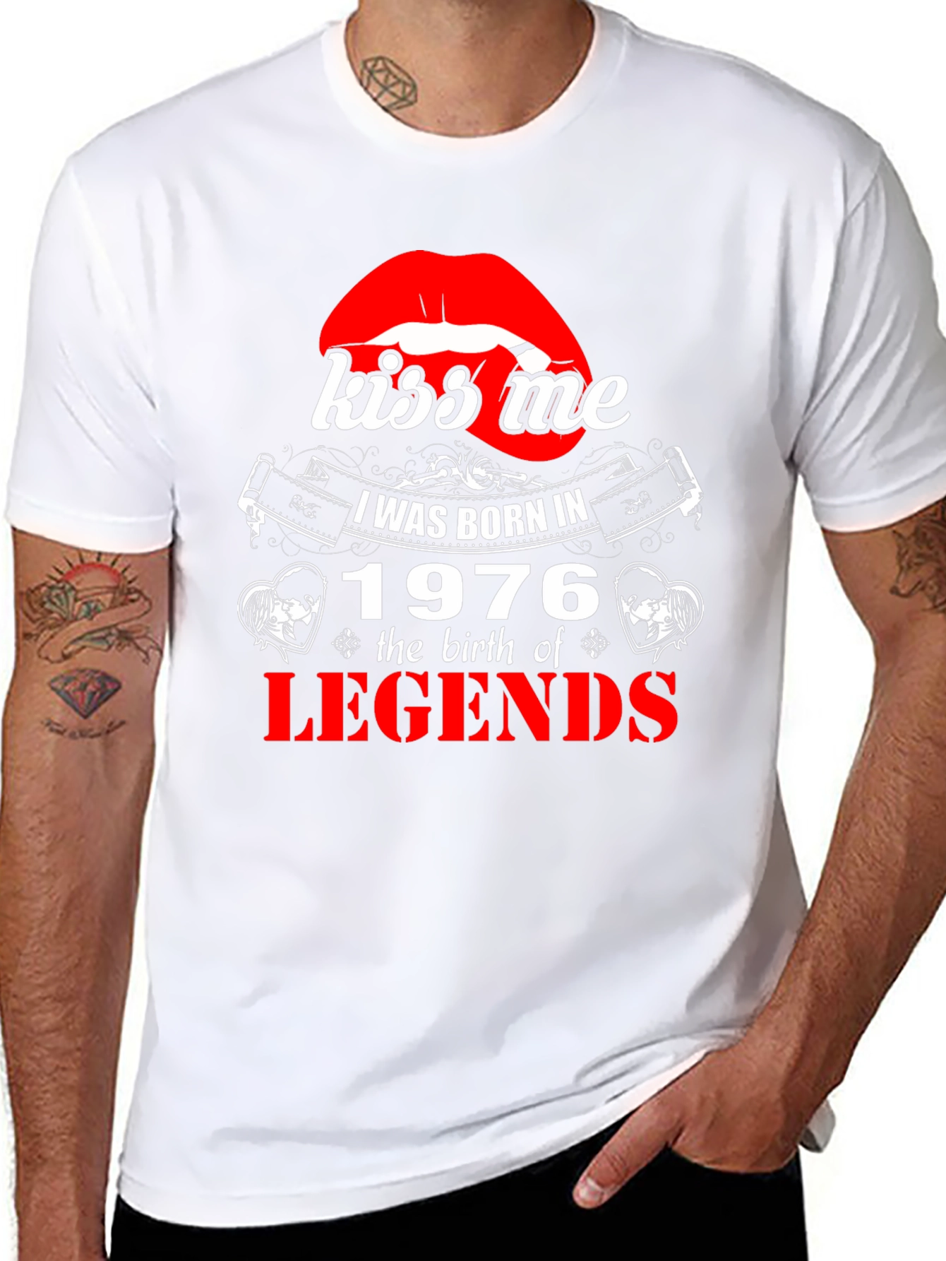 Kiss Me 1976 Legends Graphic Tee