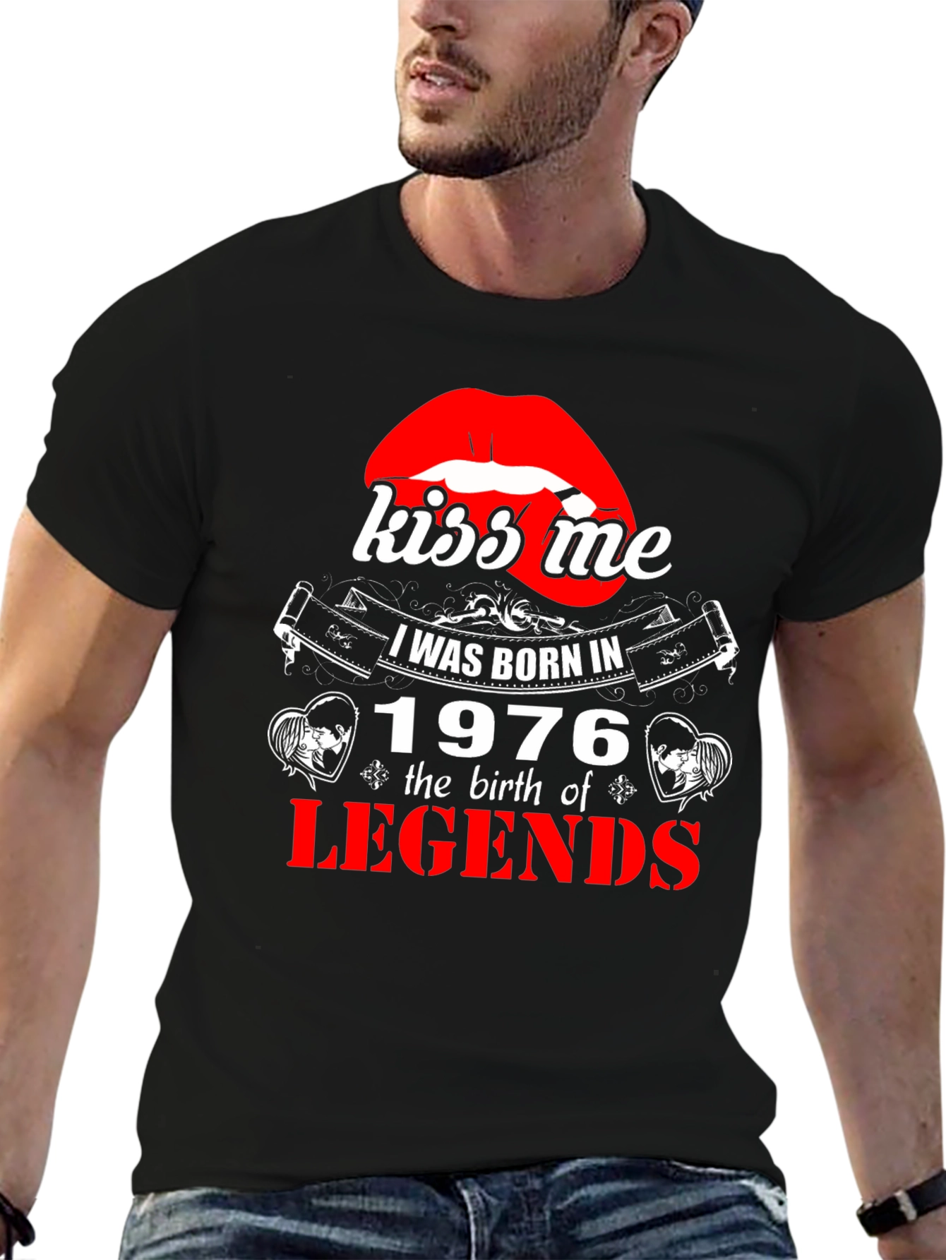 Kiss Me 1976 Legends Graphic Tee