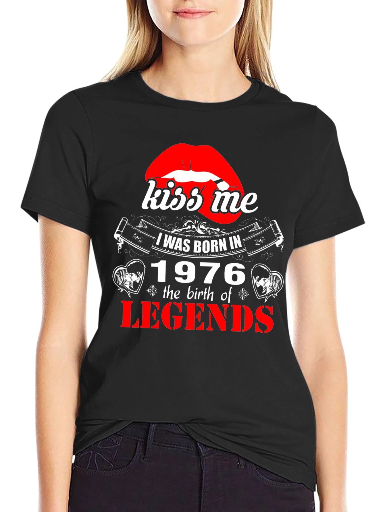 Kiss Me 1976 Legends Graphic Tee