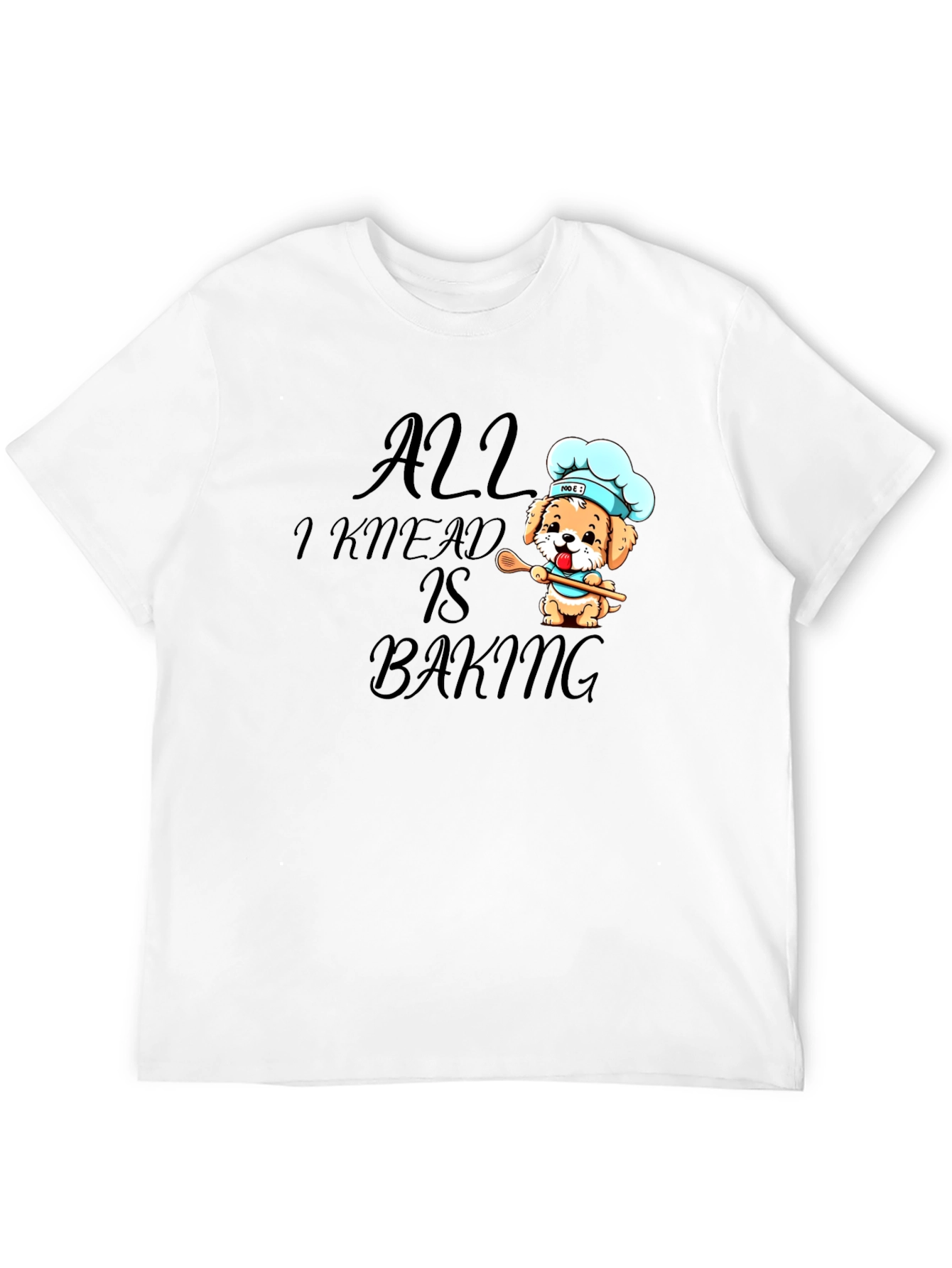 All I Knead is Baking Black Graphic Tee