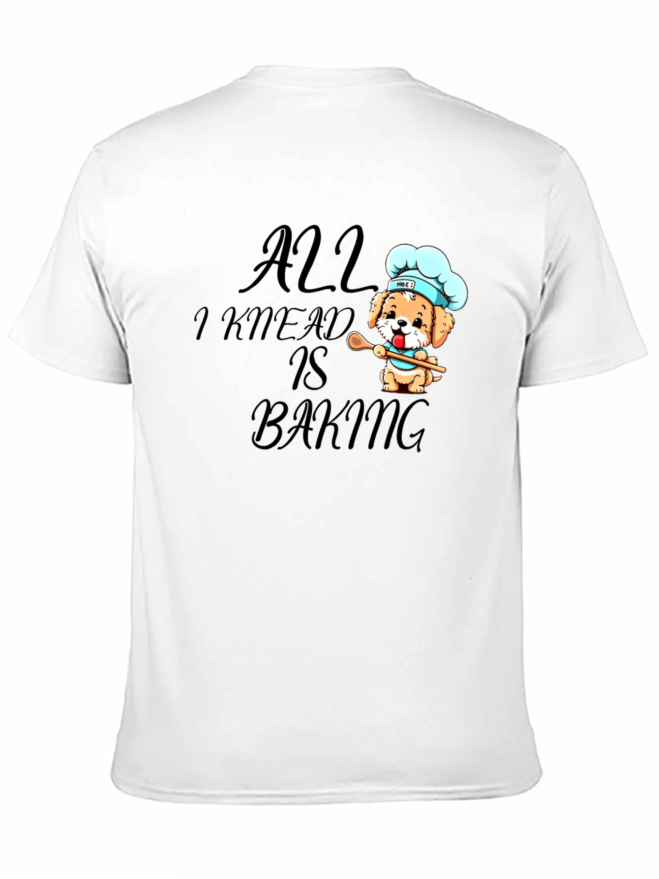 All I Knead is Baking Black Graphic Tee