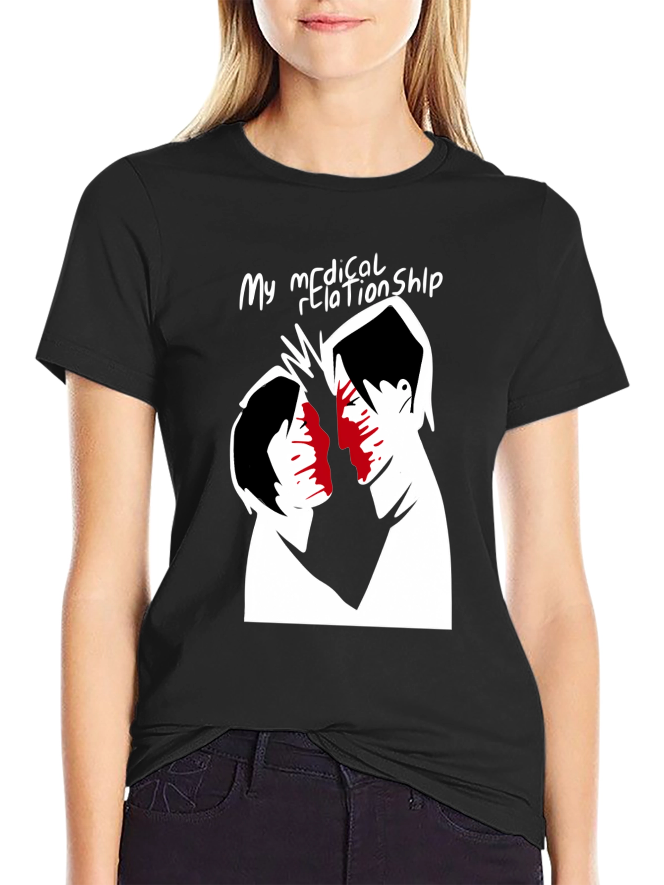 My Medical Relationship Graphic T-Shirt - Black