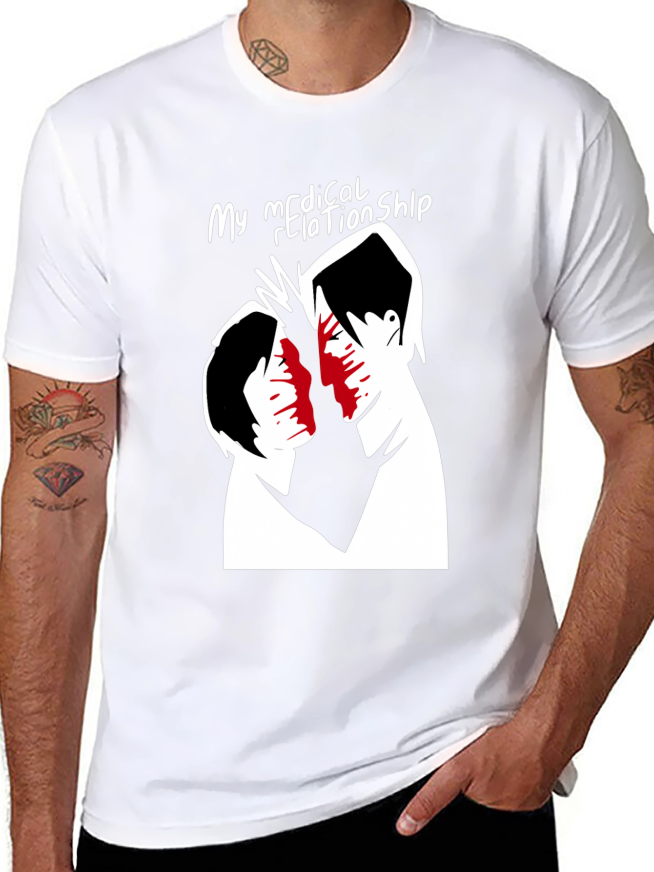 My Medical Relationship Graphic T-Shirt - Black