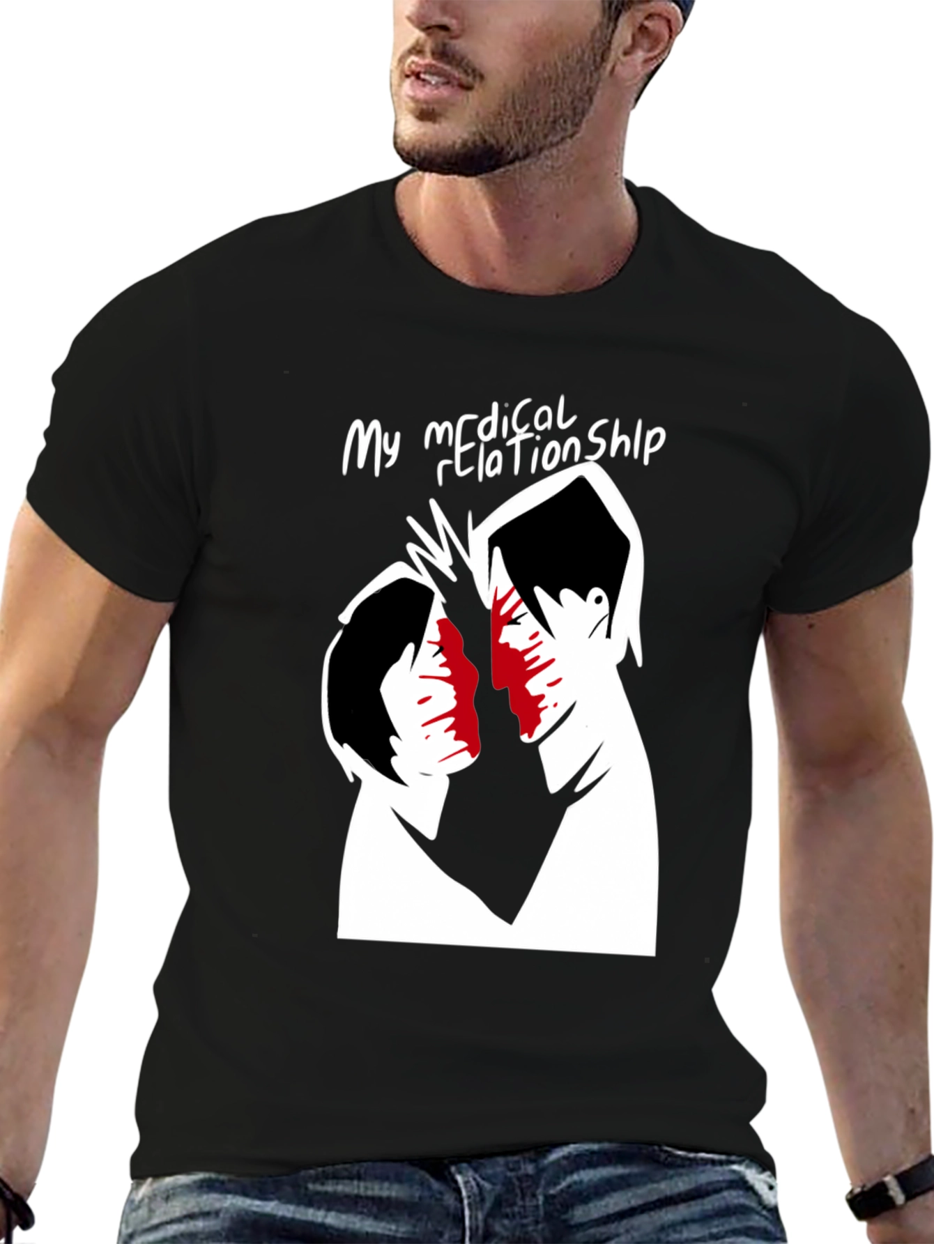 My Medical Relationship Graphic T-Shirt - Black