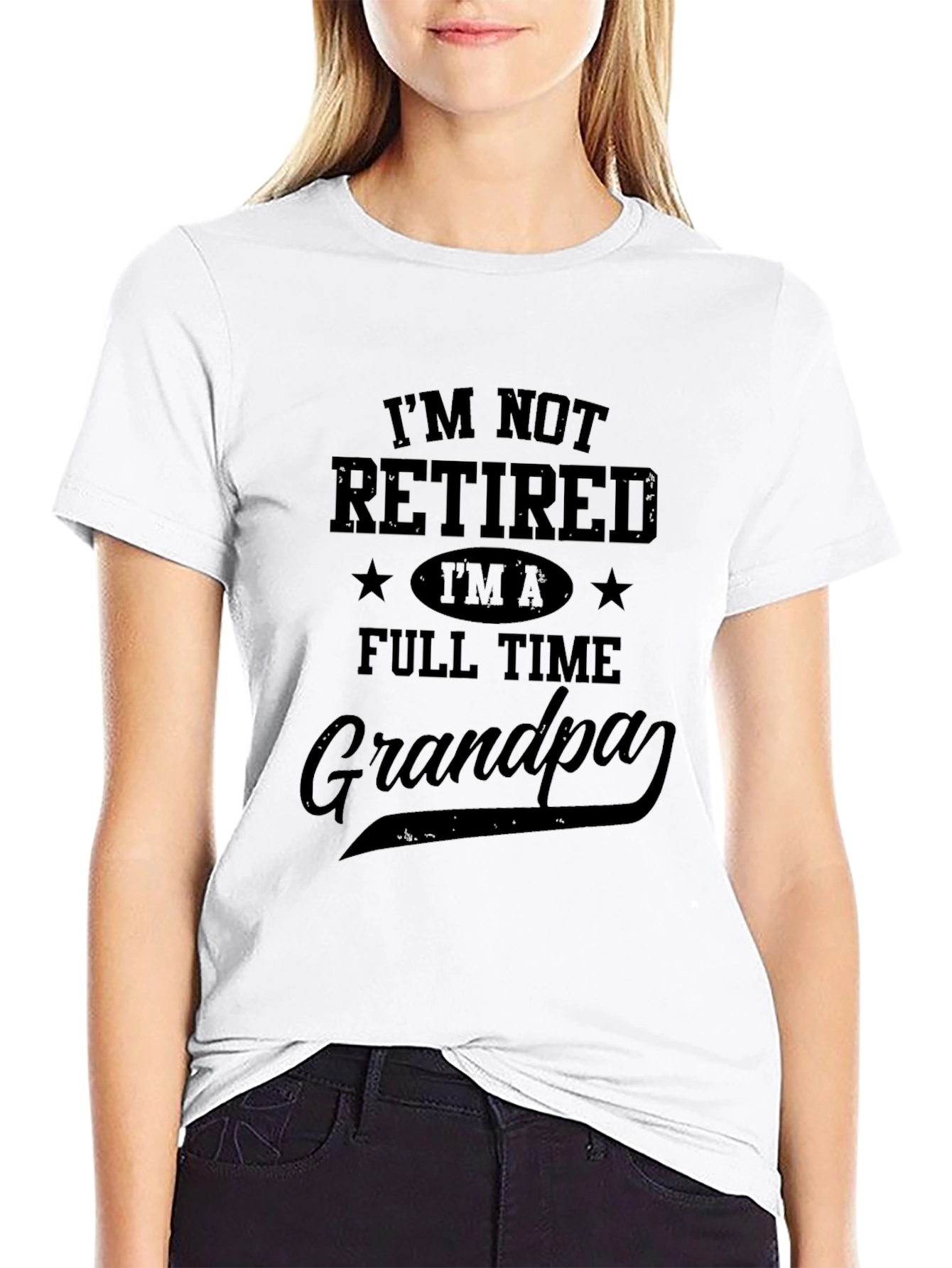 Full Time Grandpa Graphic T-Shirt