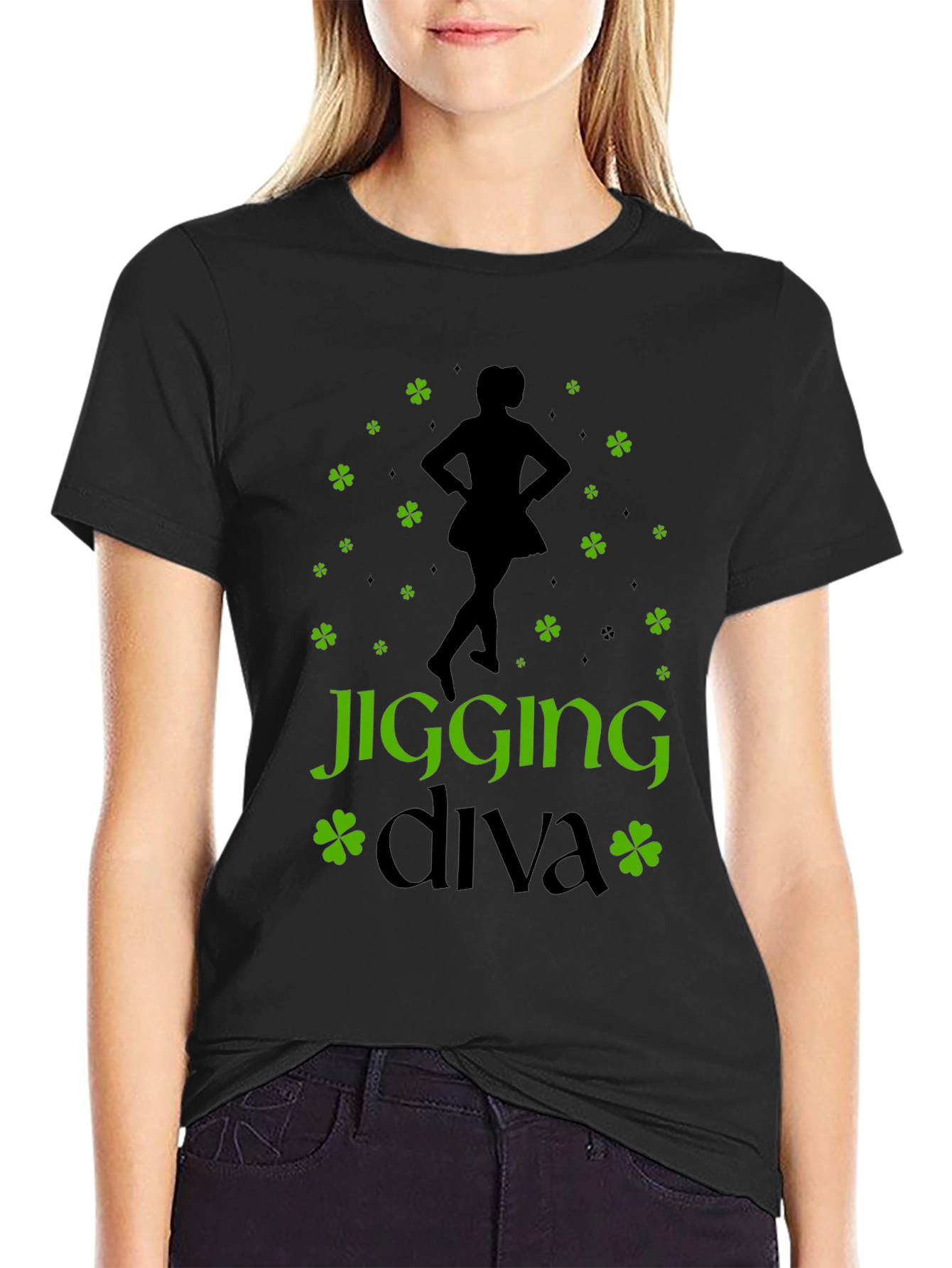 Jigging Diva Irish Dance T-Shirt - St. Patricks Day