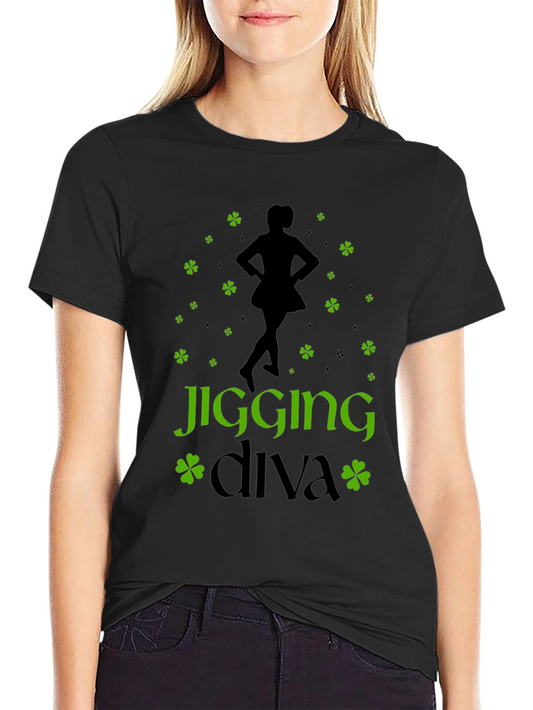 Jigging Diva Irish Dance T-Shirt - St. Patricks Day