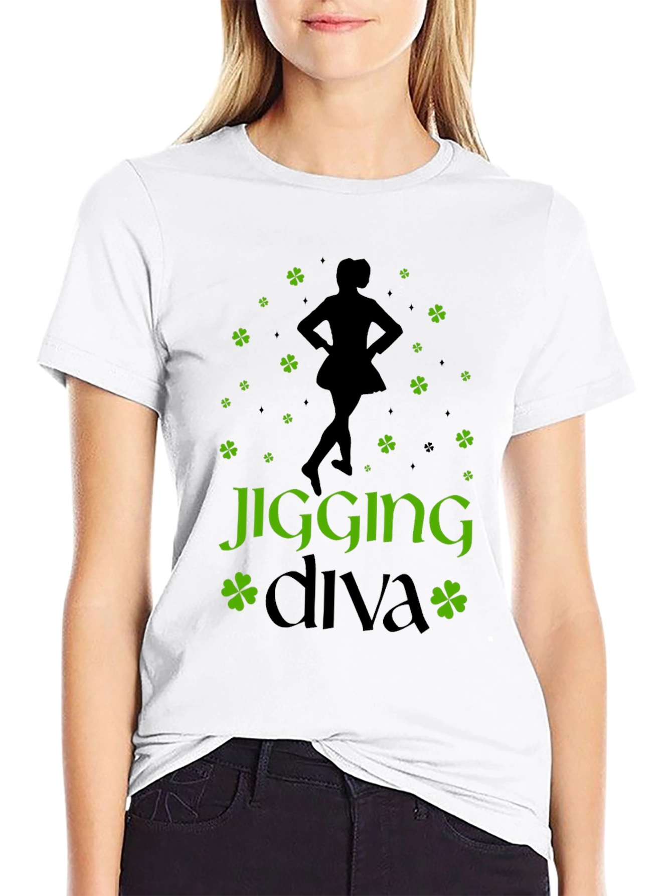 Jigging Diva Irish Dance T-Shirt - St. Patricks Day