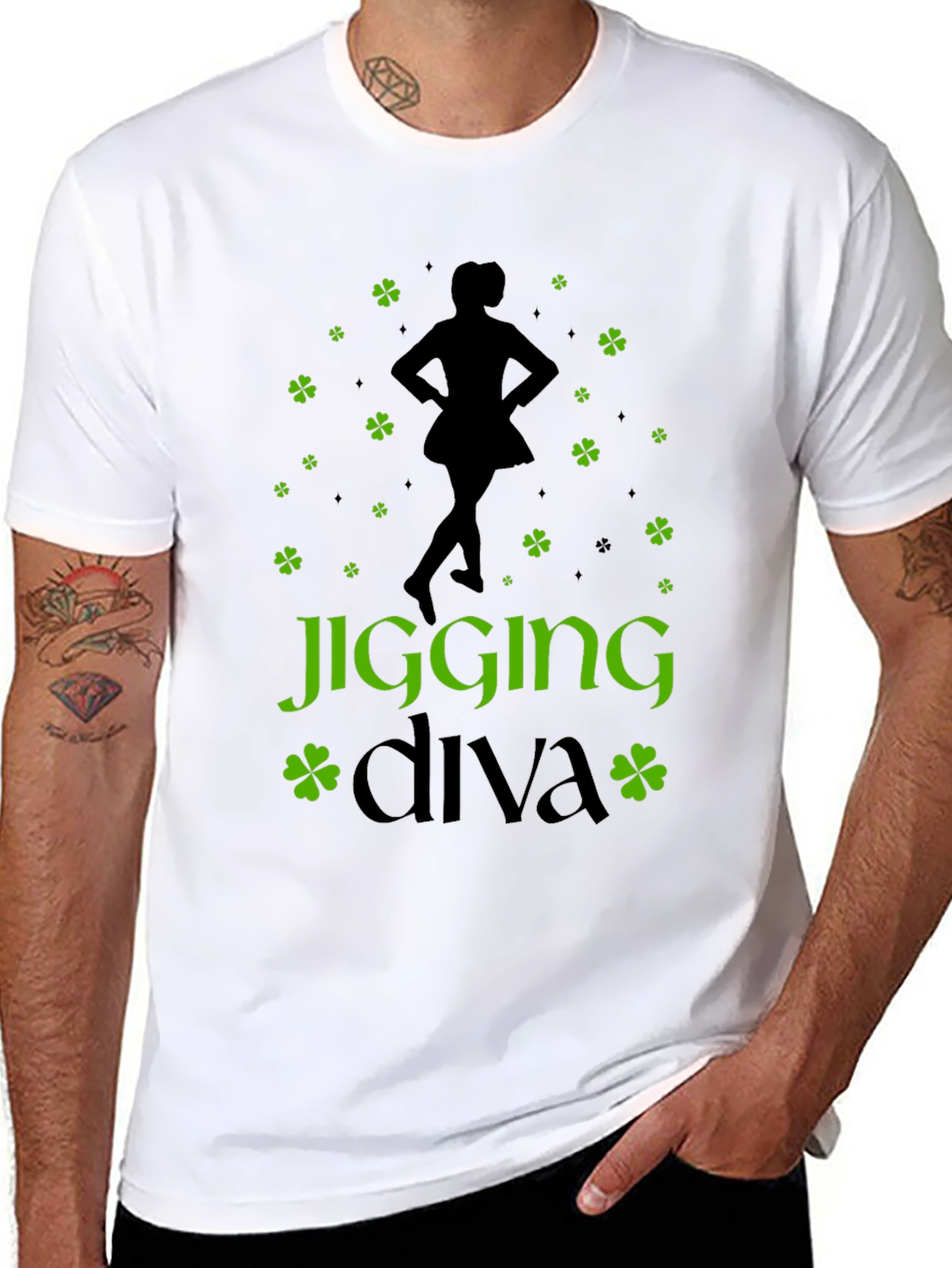 Jigging Diva Irish Dance T-Shirt - St. Patricks Day