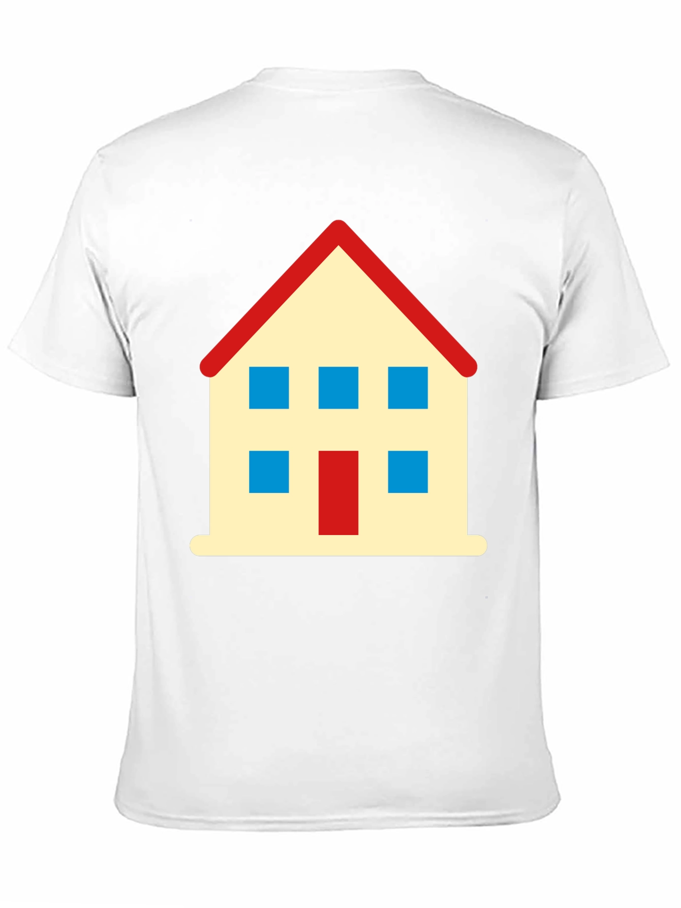 House Graphic T-Shirt - Black Cotton Tee