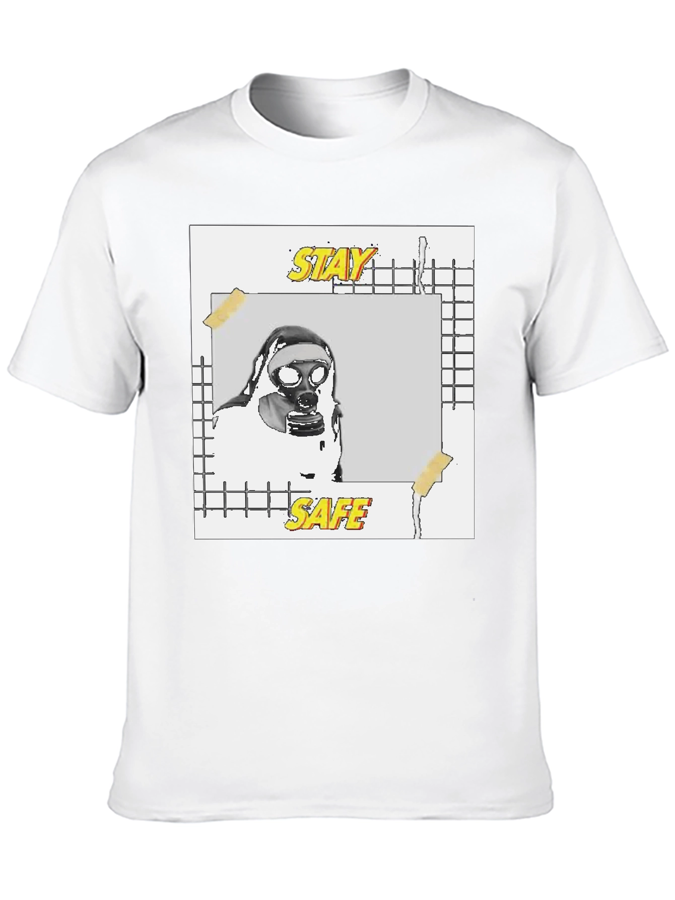 Stay Safe Graphic Tee - Black Unisex T-Shirt