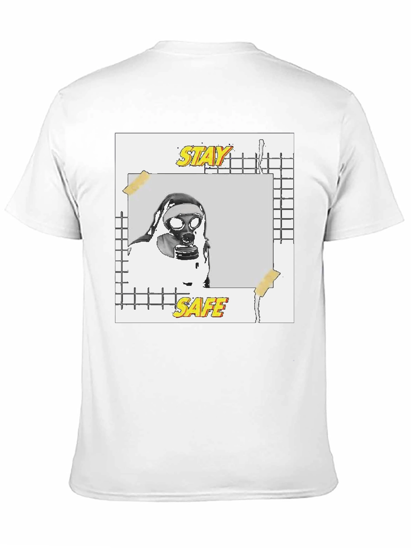 Stay Safe Graphic Tee - Black Unisex T-Shirt
