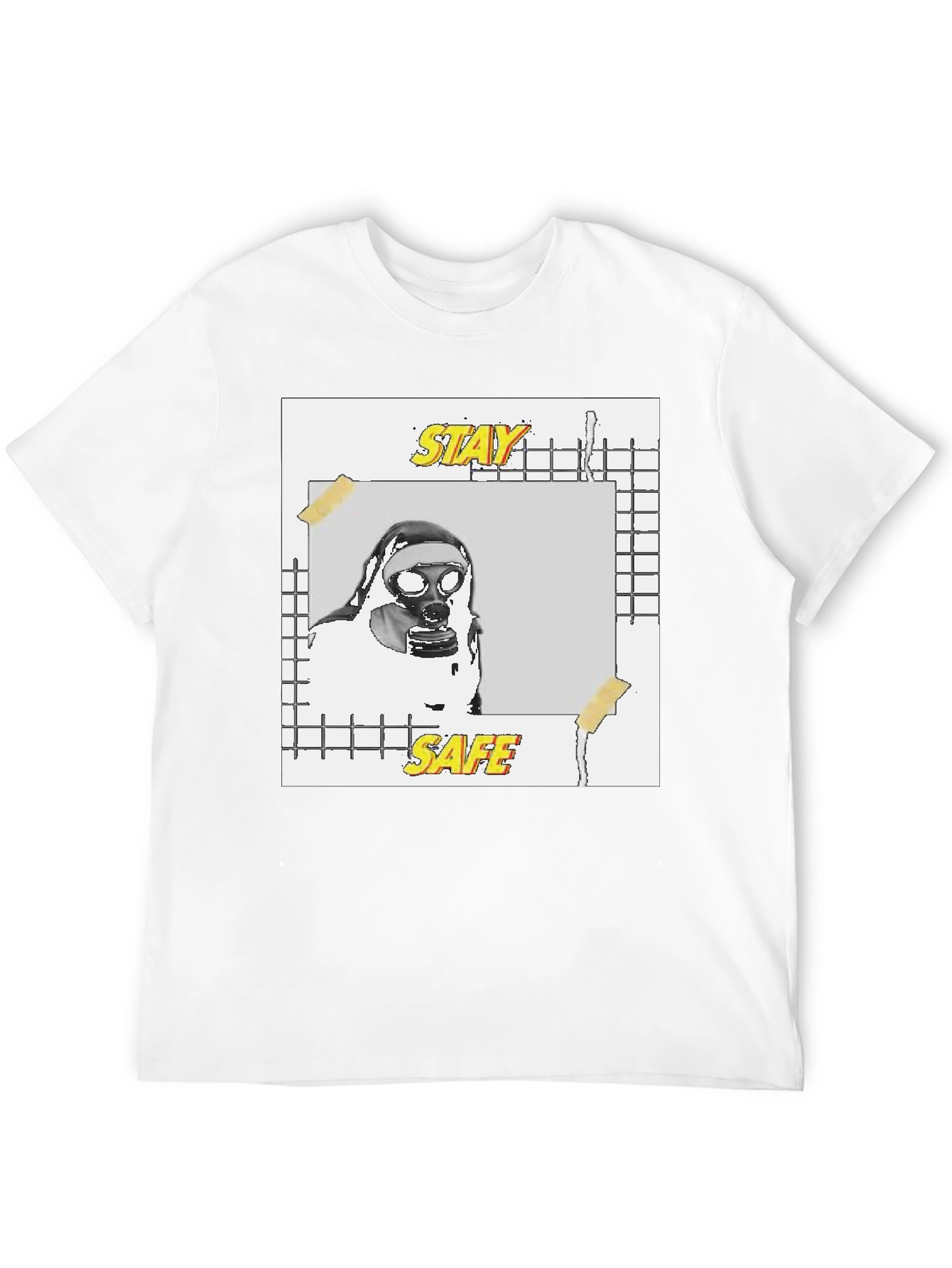 Stay Safe Graphic Tee - Black Unisex T-Shirt