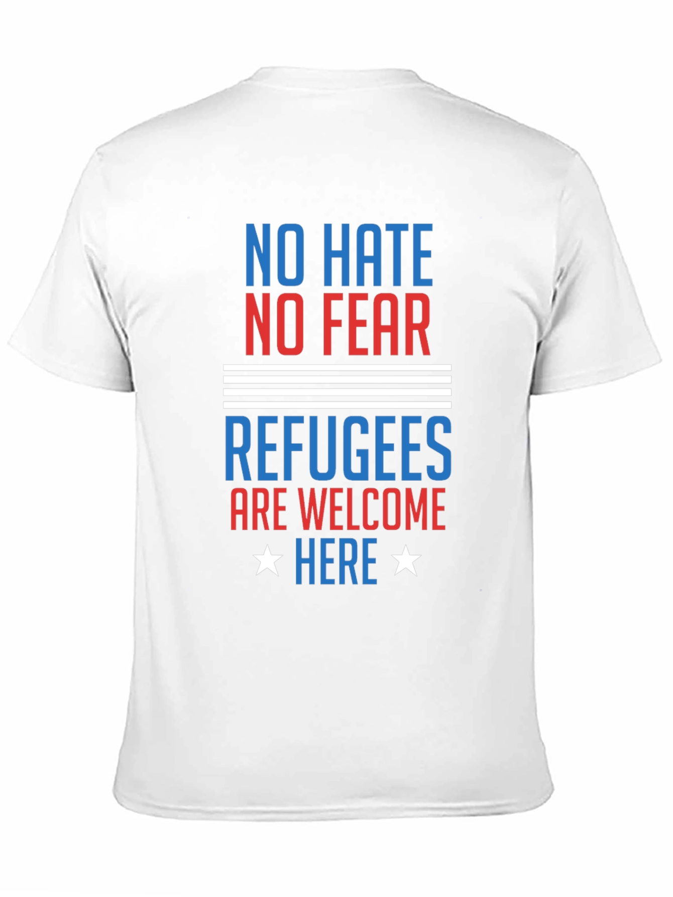 No Hate No Fear Refugees Welcome T-Shirt