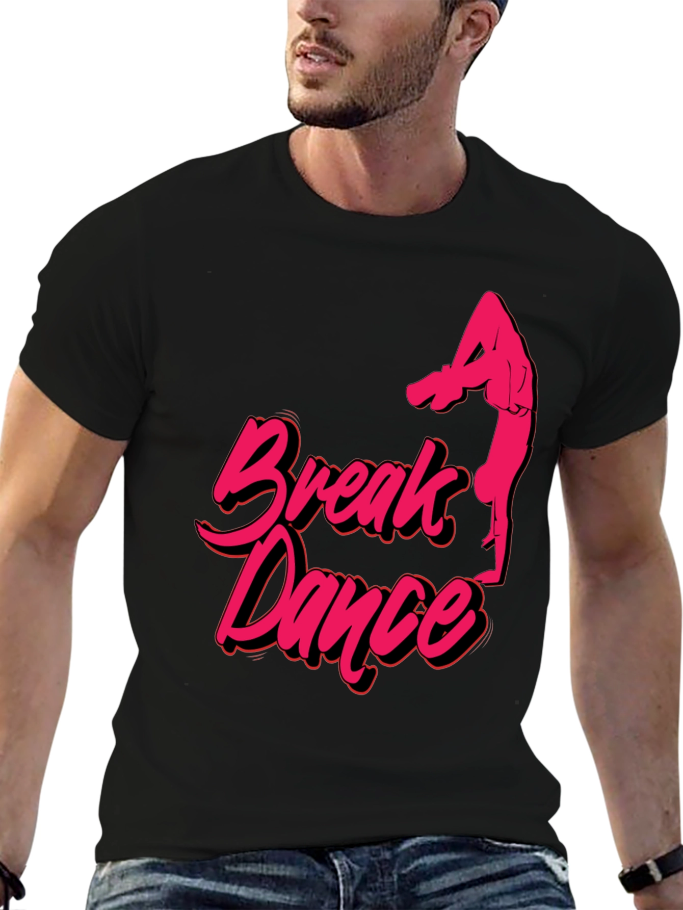 Break Dance Graphic Tee - Cool Dancer Shirt