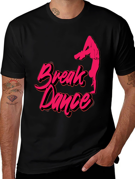 Break Dance Graphic Tee - Cool Dancer Shirt