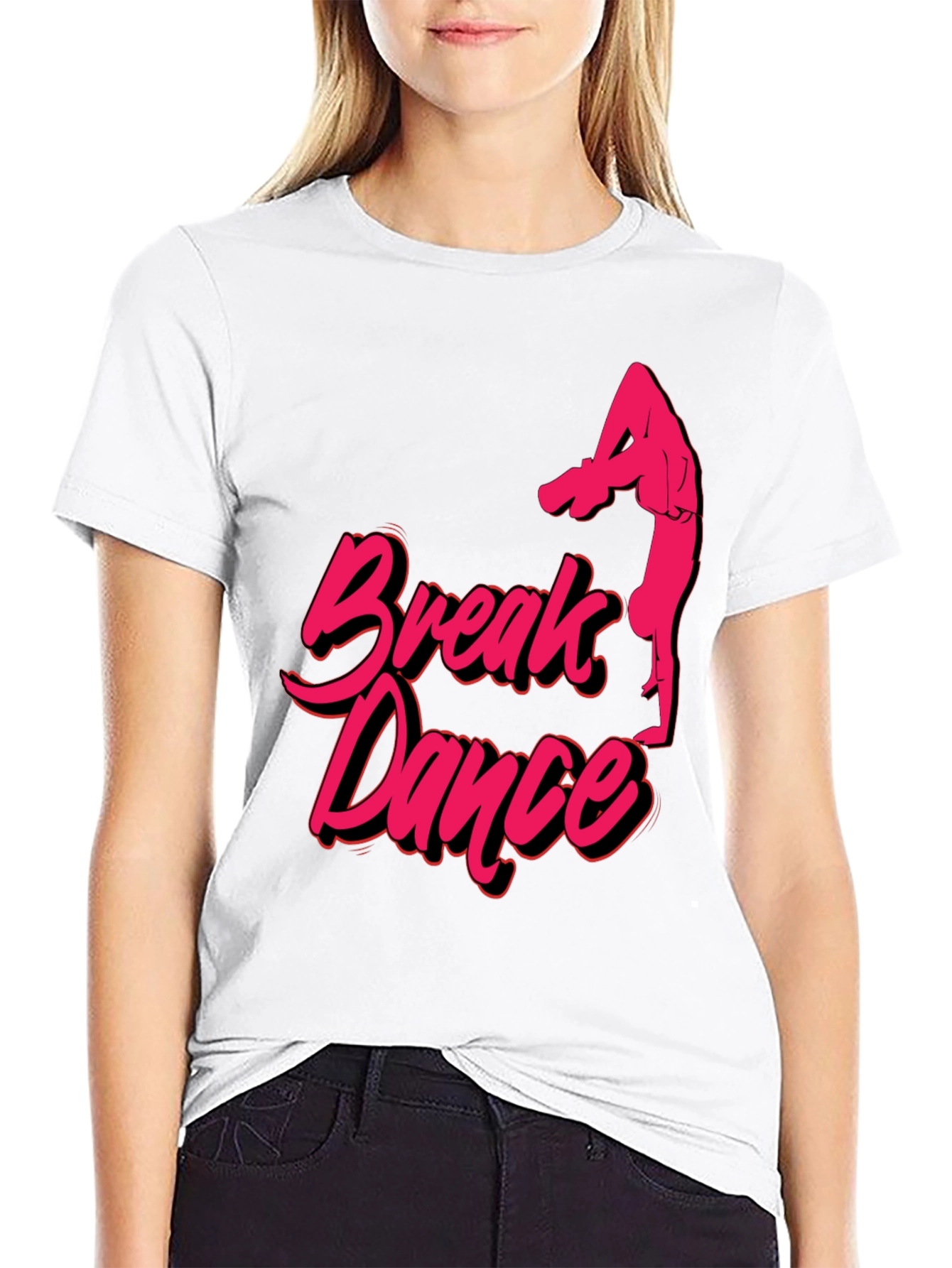 Break Dance Graphic Tee - Cool Dancer Shirt