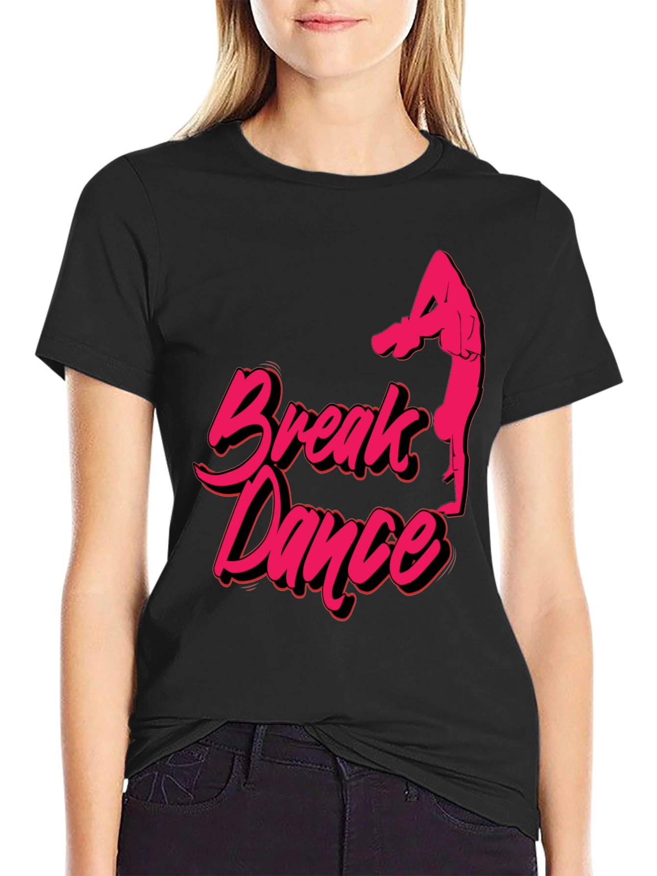 Break Dance Graphic Tee - Cool Dancer Shirt