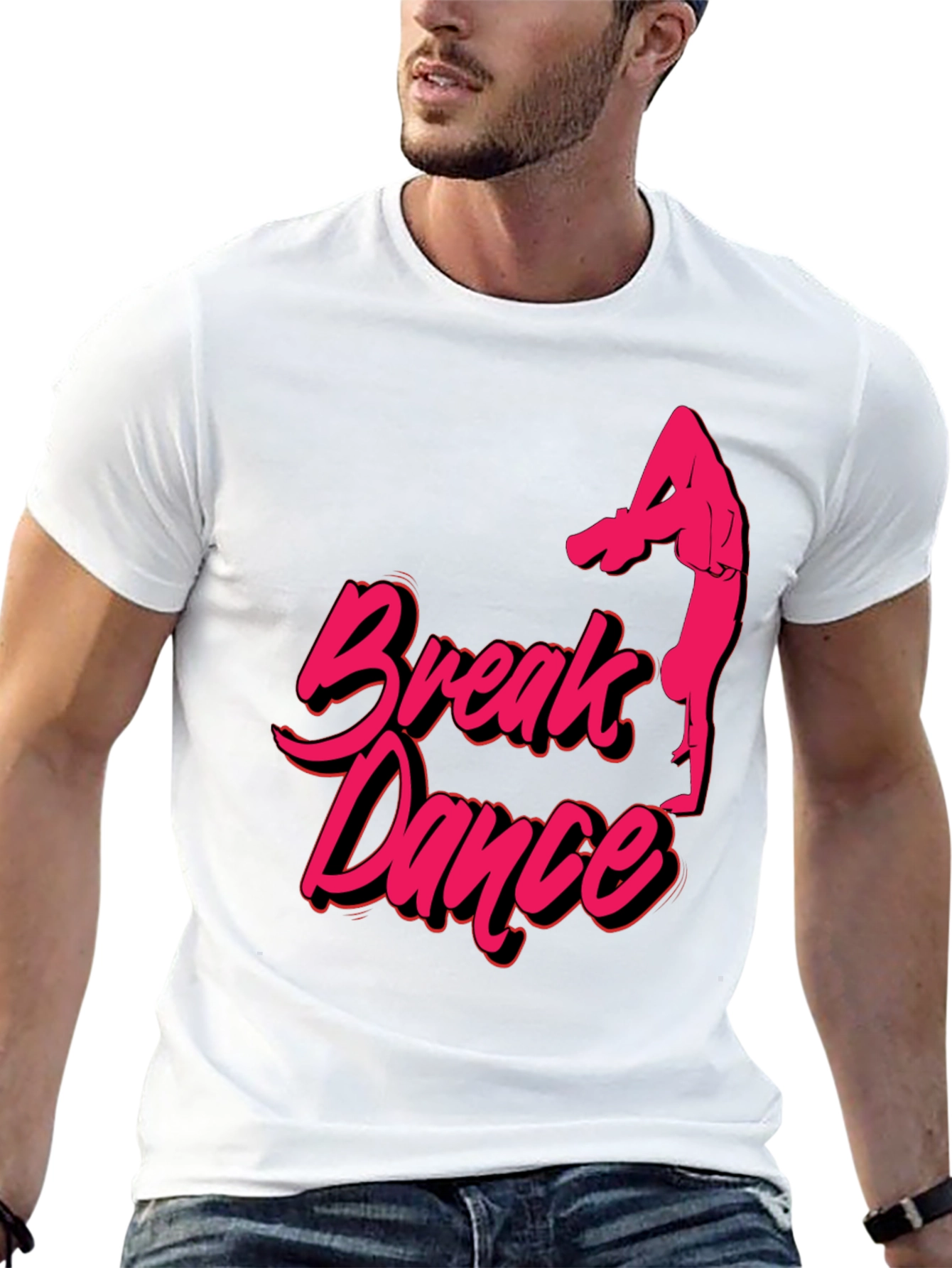 Break Dance Graphic Tee - Cool Dancer Shirt