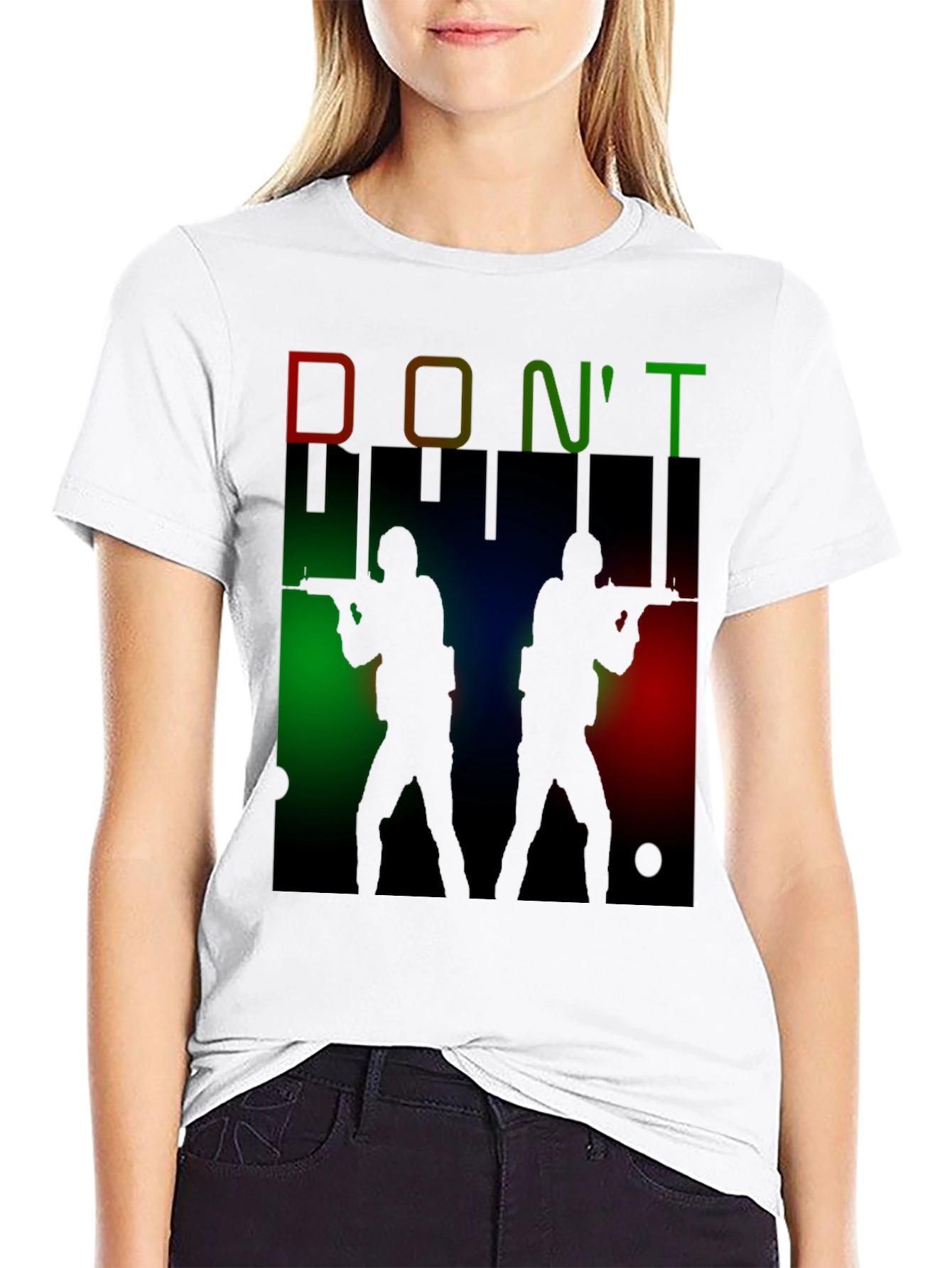Dont Silhouette Graphic Tee