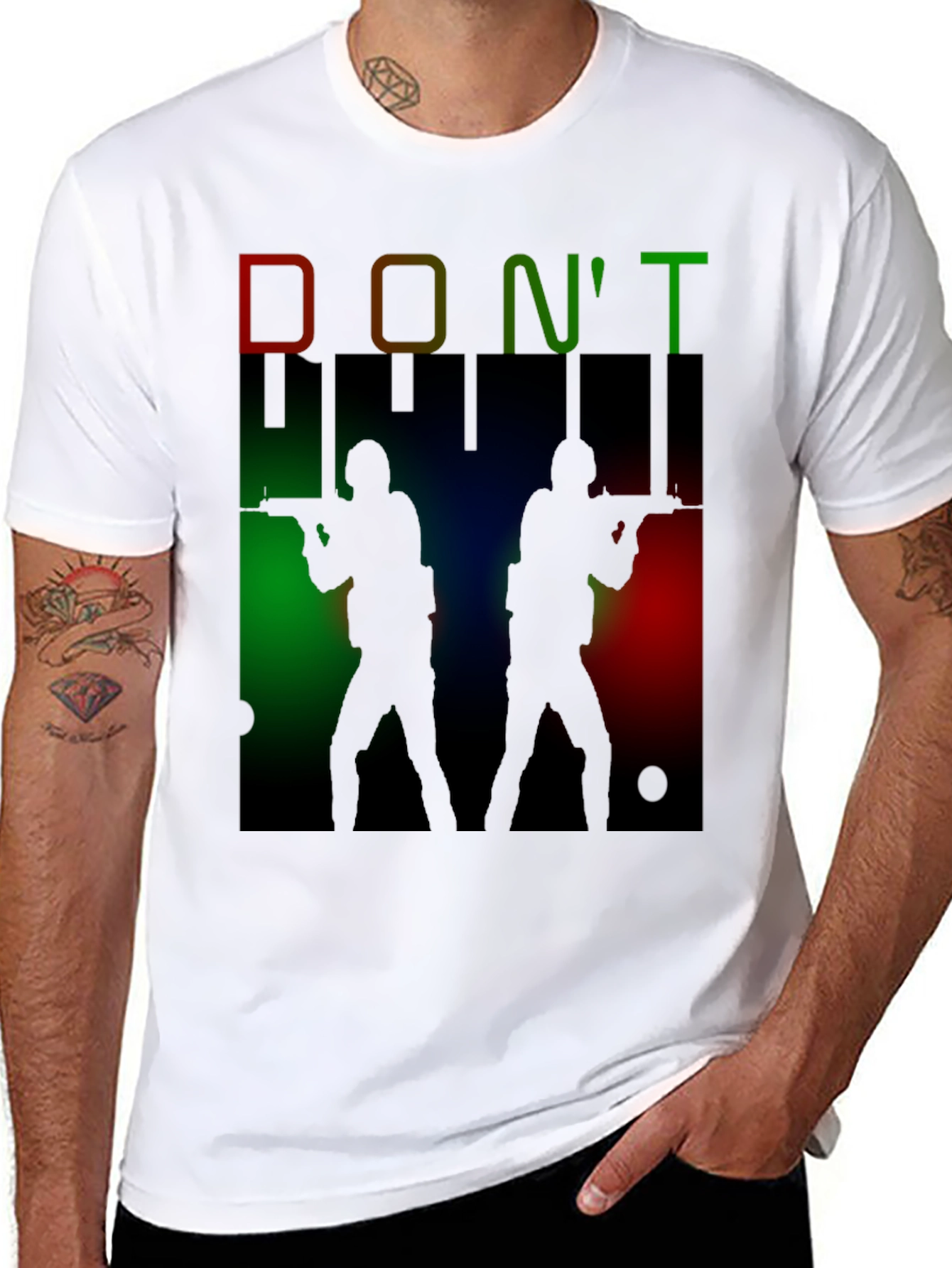 Dont Silhouette Graphic Tee