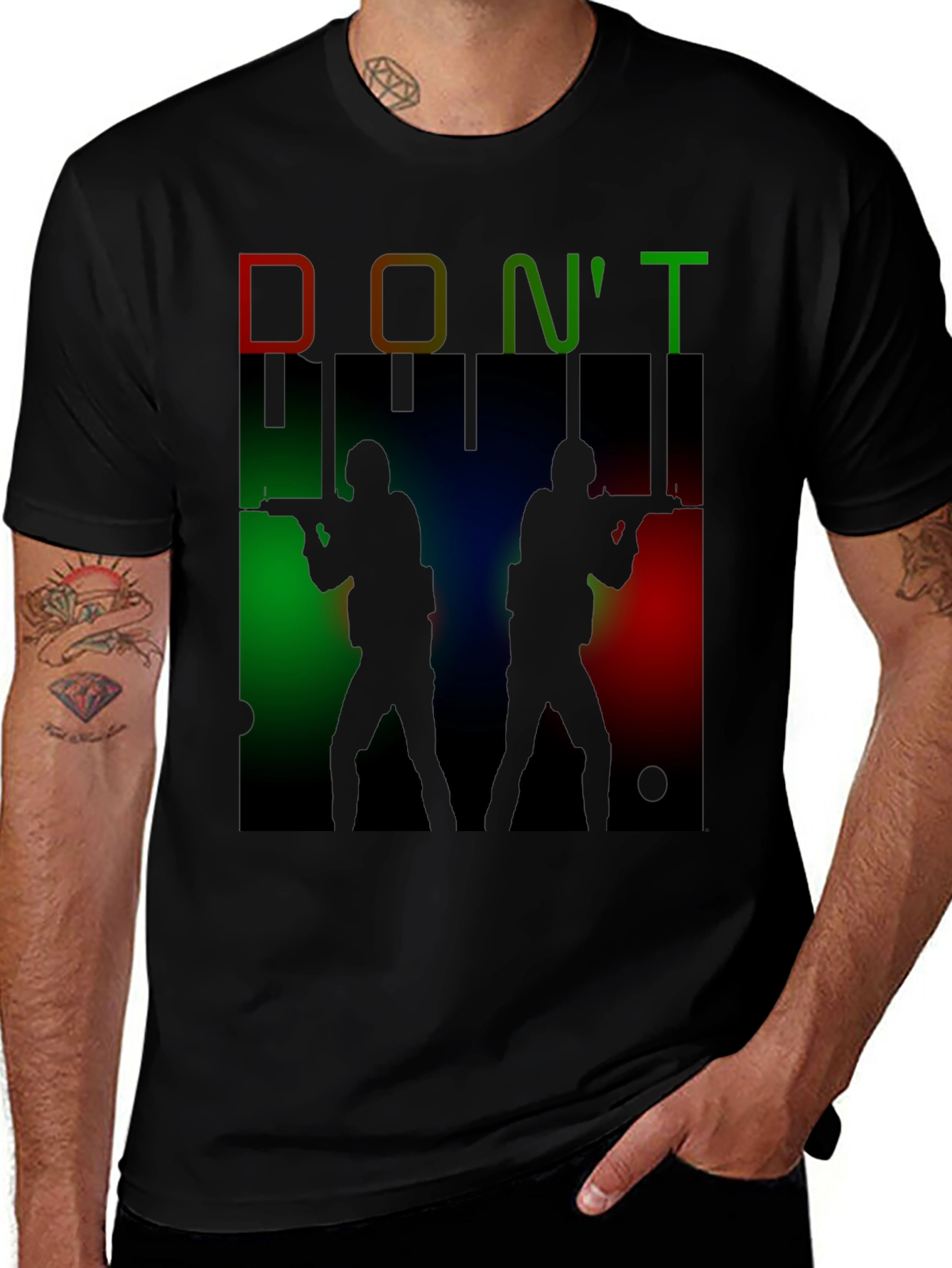 Dont Silhouette Graphic Tee