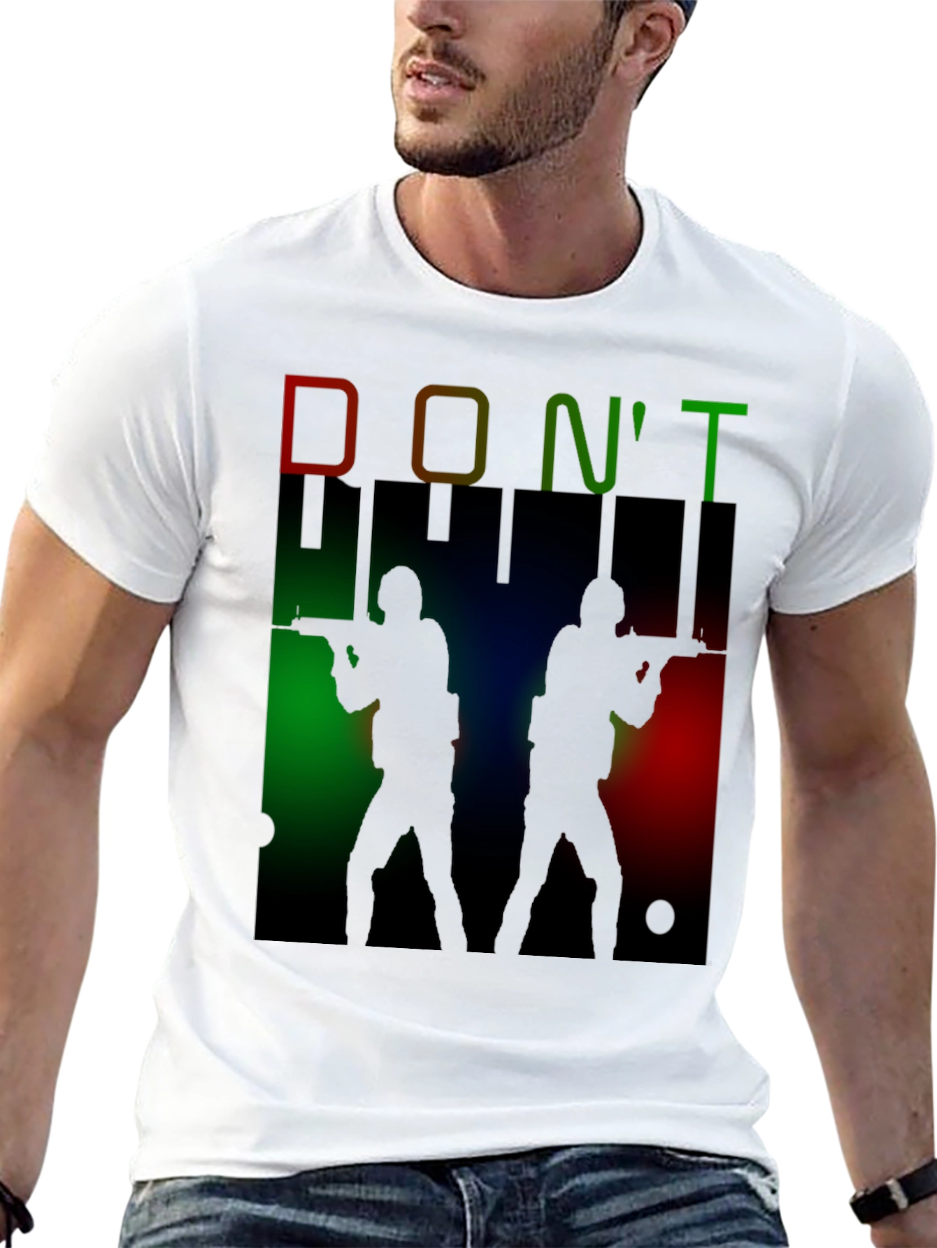 Dont Silhouette Graphic Tee