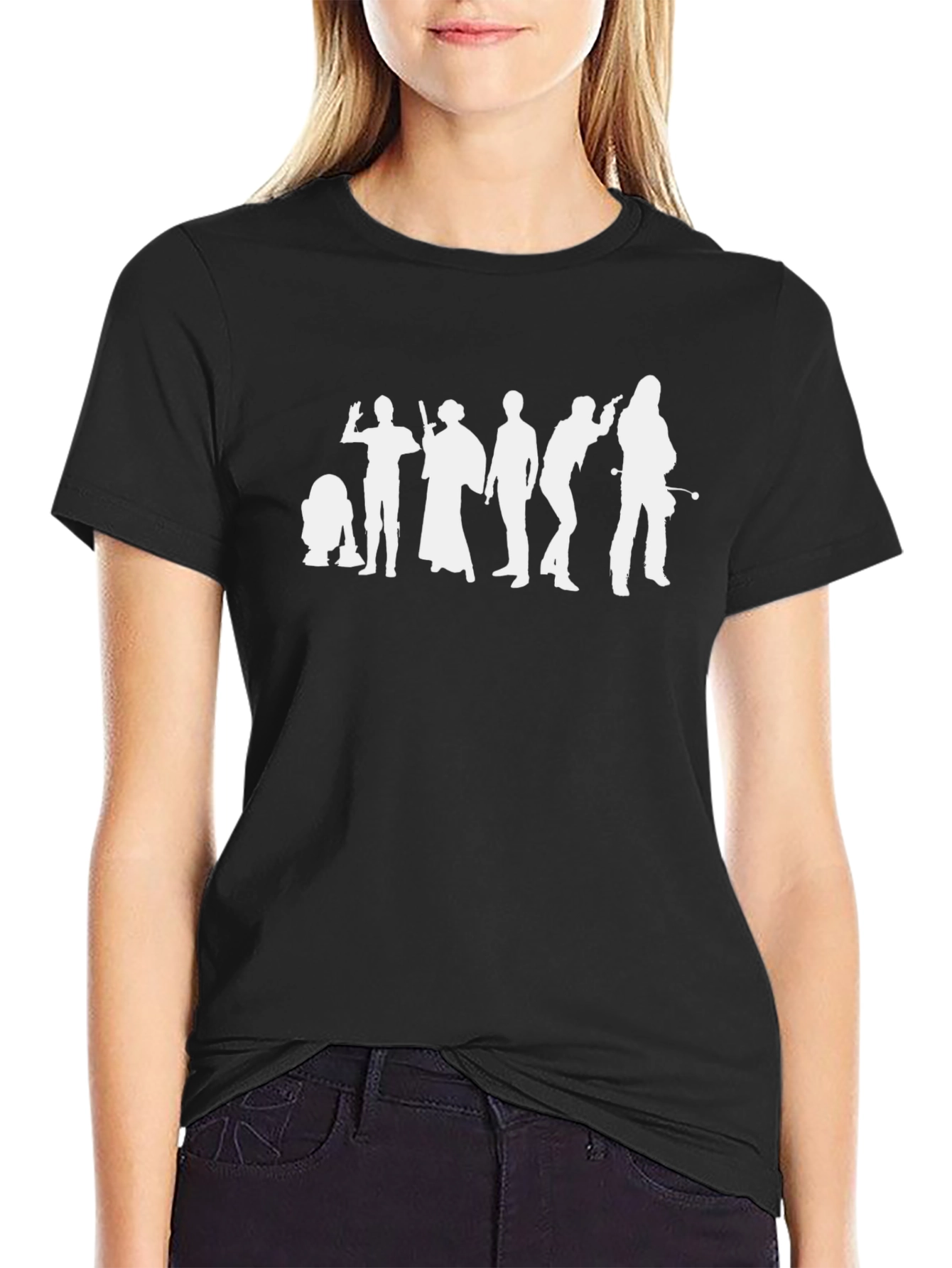 Star Wars Silhouette Graphic T-Shirt