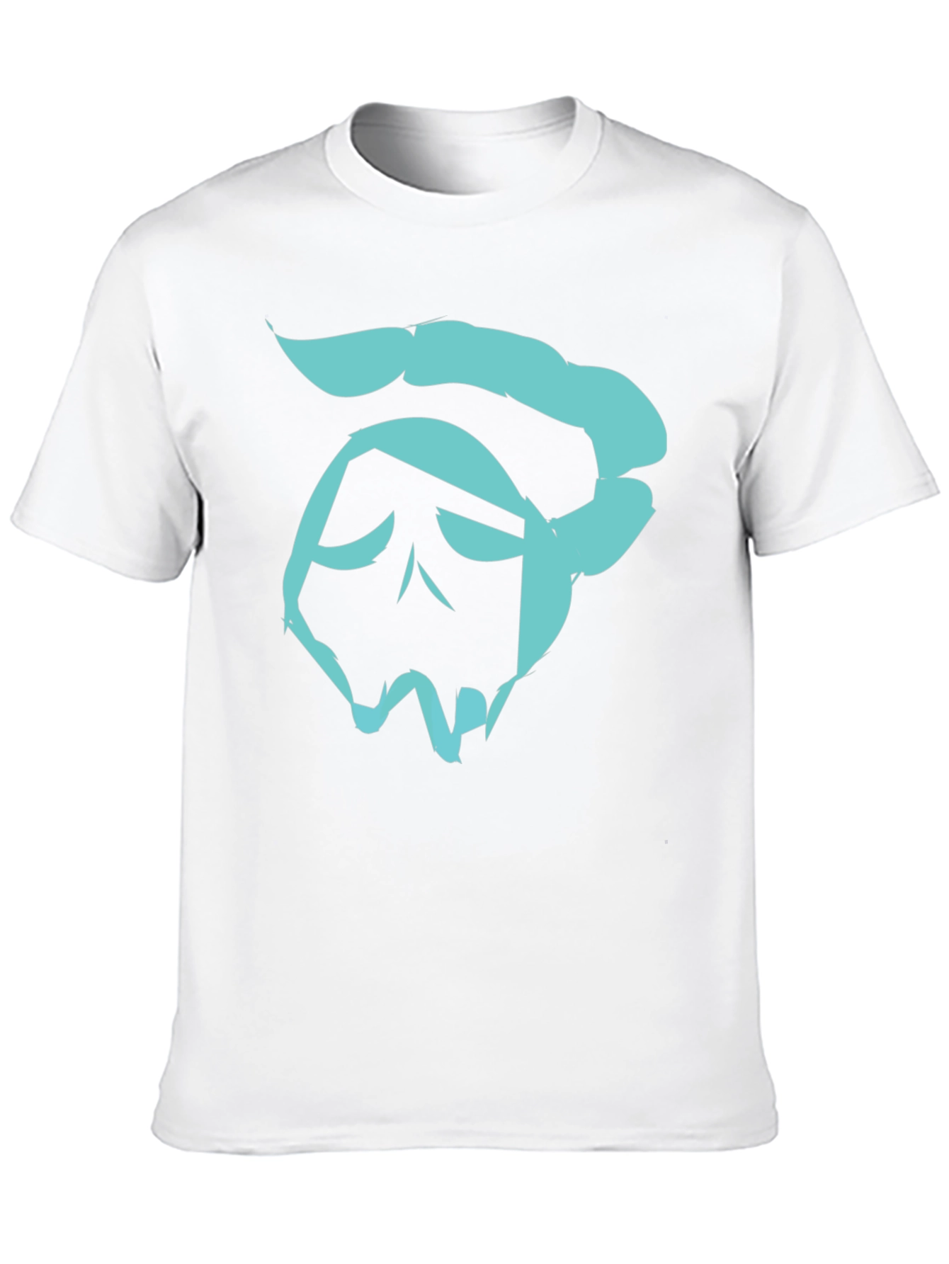 Stylized Skull Graphic Tee - Mens Black T-Shirt