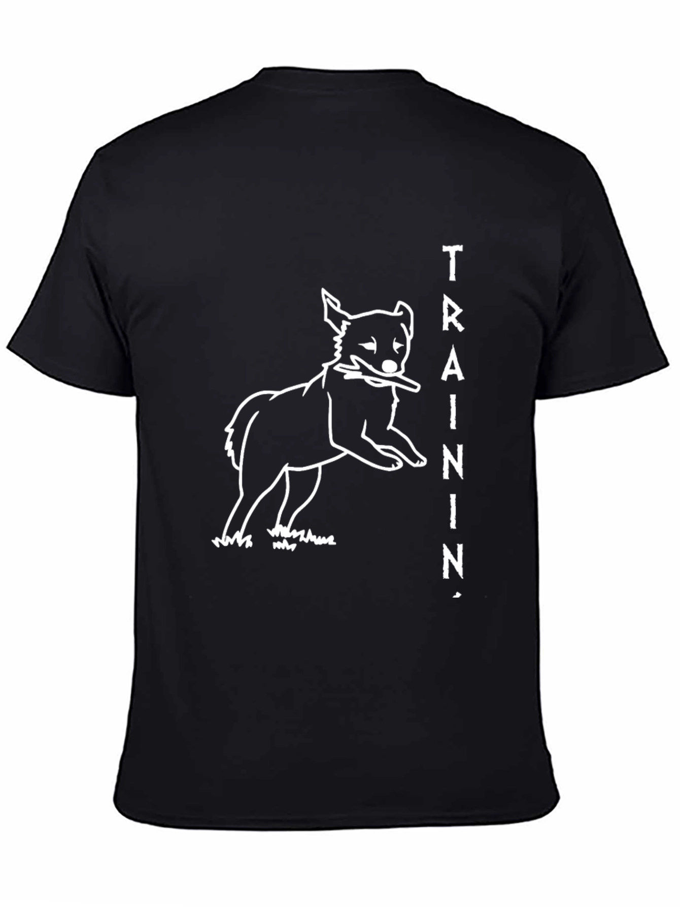 Dog Training Black Graphic Tee