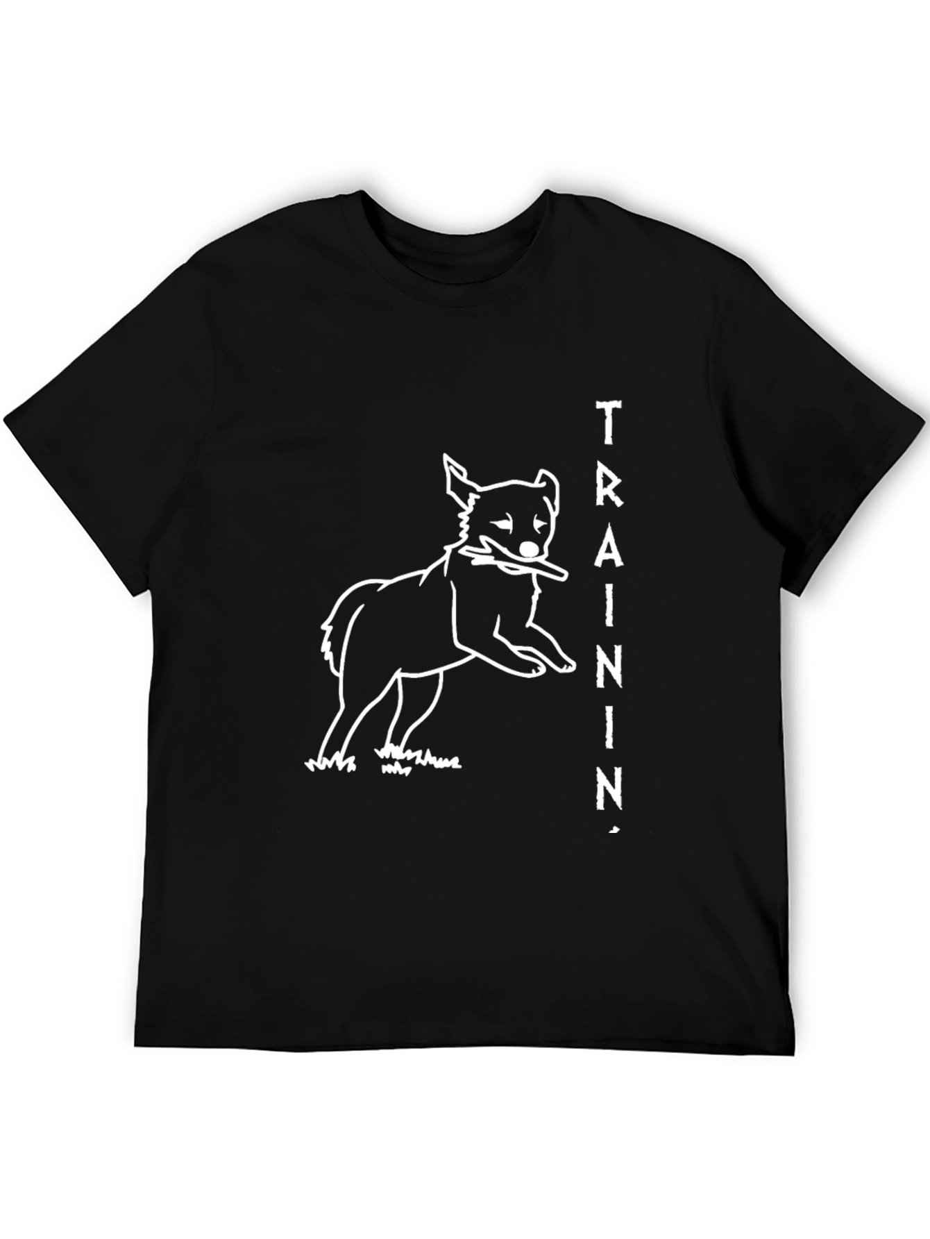 Dog Training Black Graphic Tee