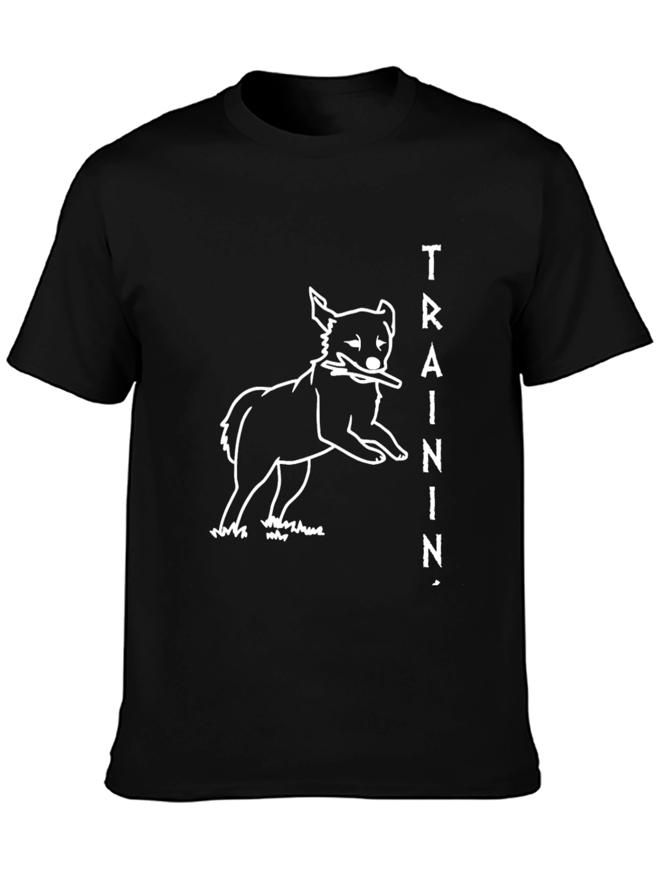Dog Training Black Graphic Tee