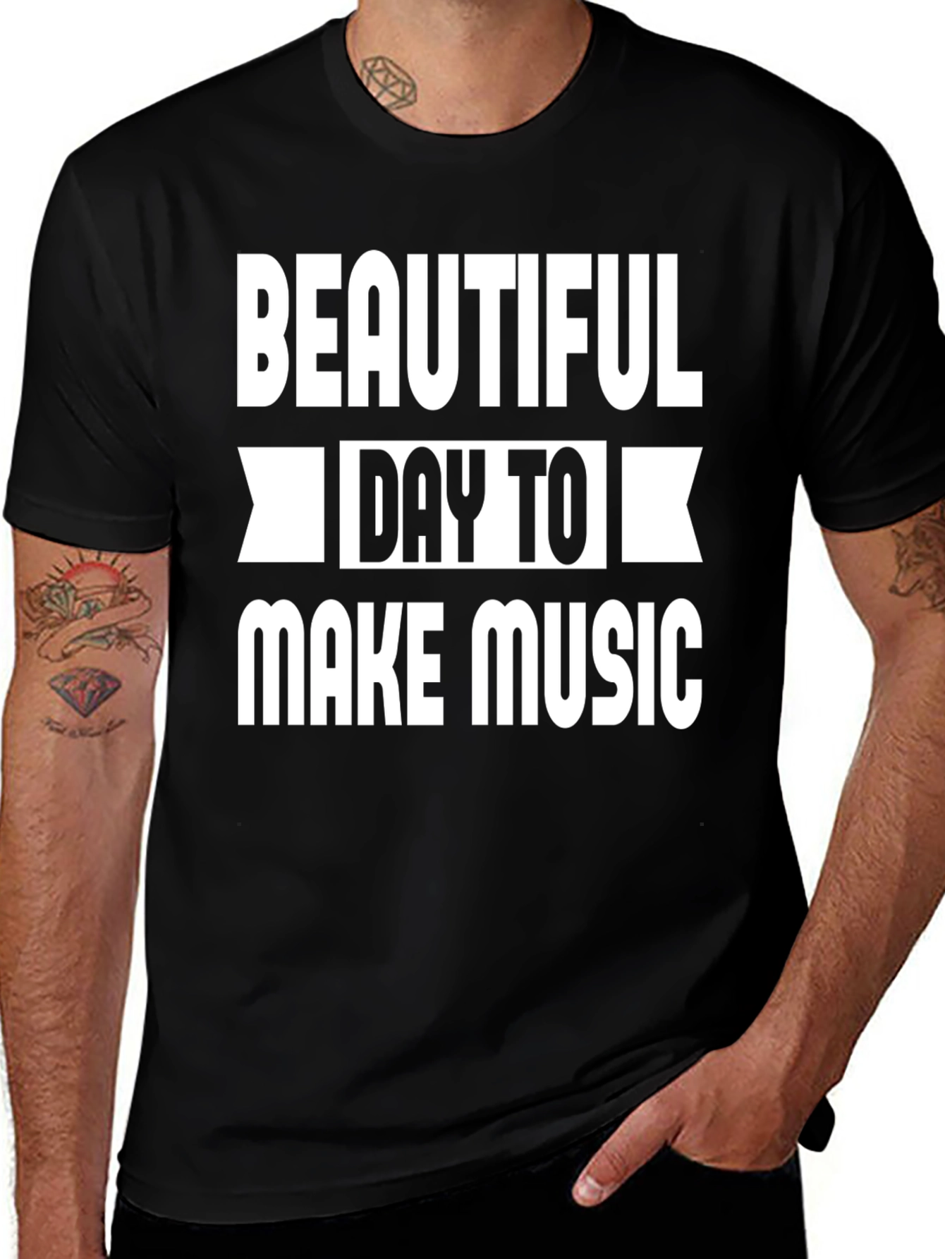 Beautiful Day to Make Music Graphic Tee