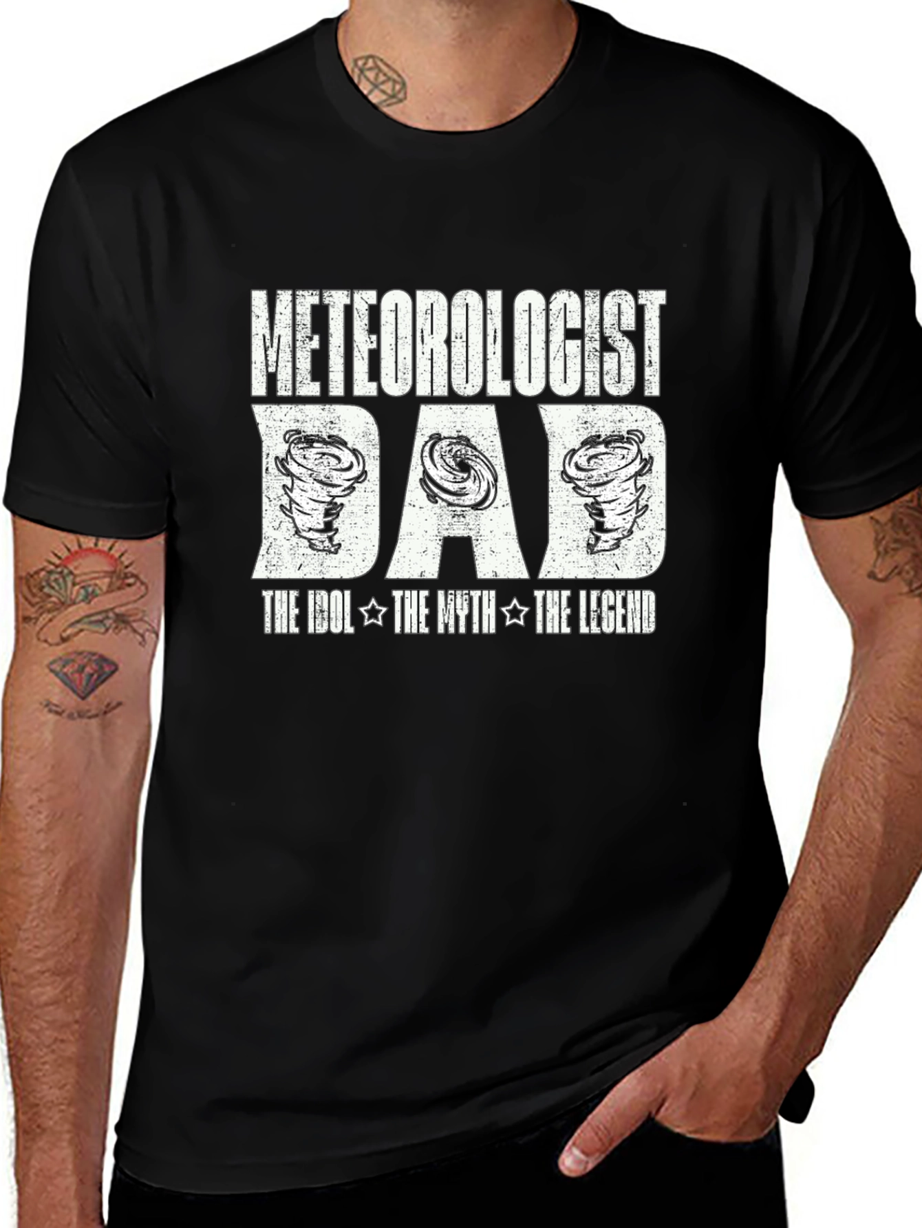Meteorologist Dad T-Shirt - The Idol Myth Legend