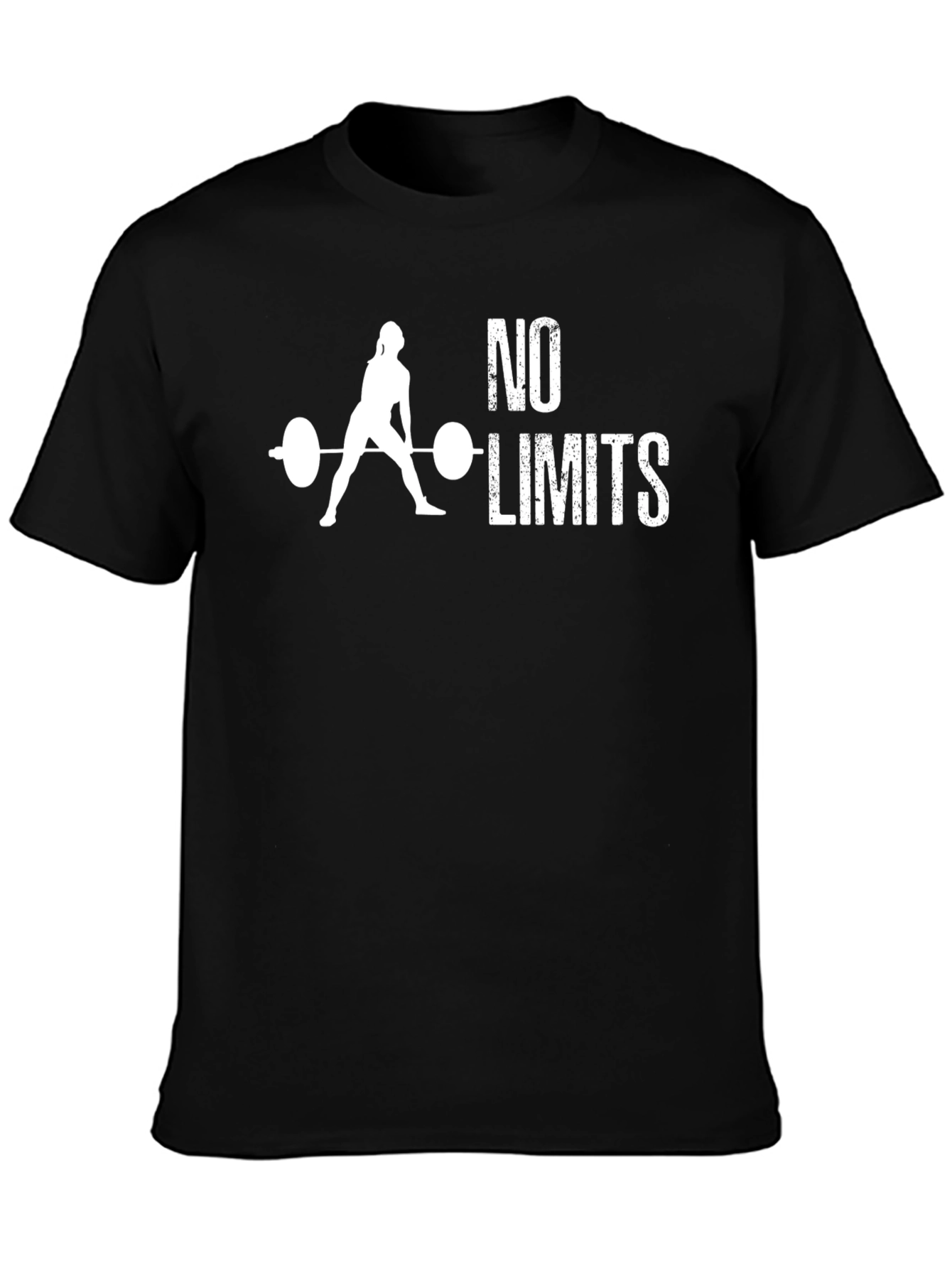 No Limits Gym T-Shirt - Motivational Workout Tee