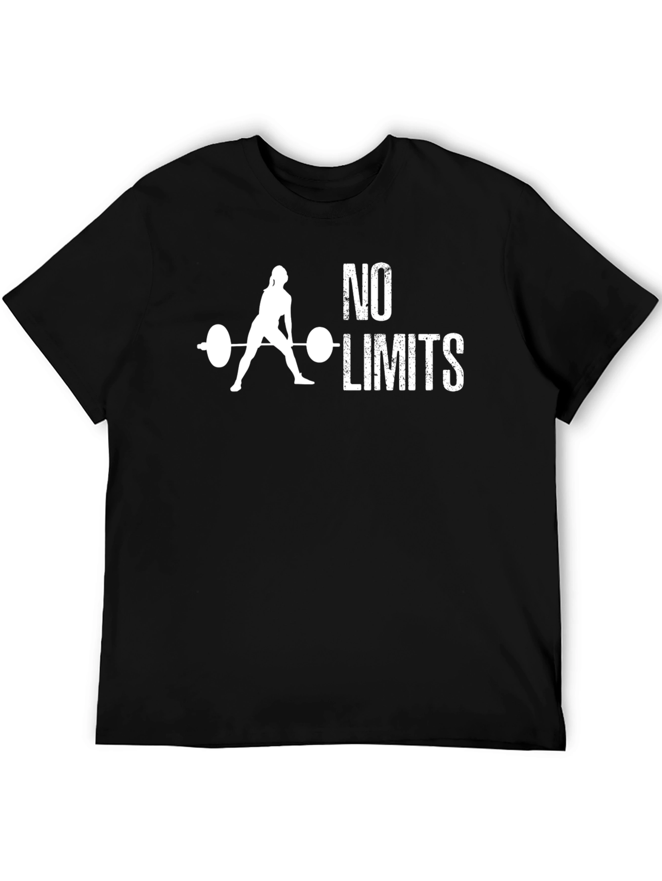 No Limits Gym T-Shirt - Motivational Workout Tee