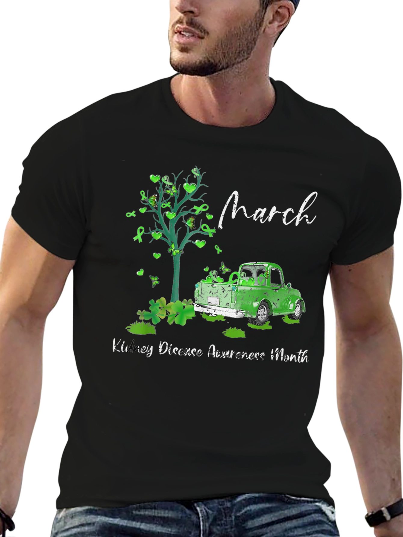 Kidney Disease Awareness Month Black T-Shirt