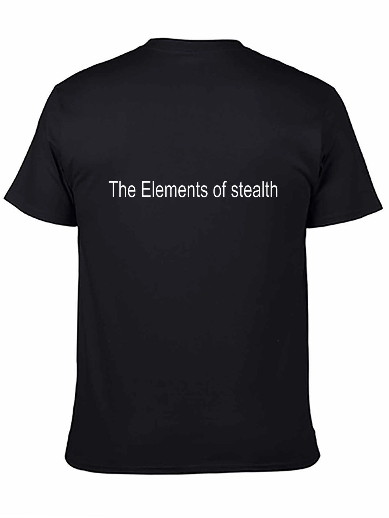Elements of Stealth T-Shirt - Sleek Black Tee