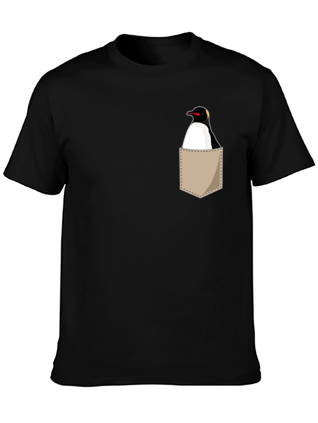 Penguin Pocket T-Shirt - Unique Graphic Tee