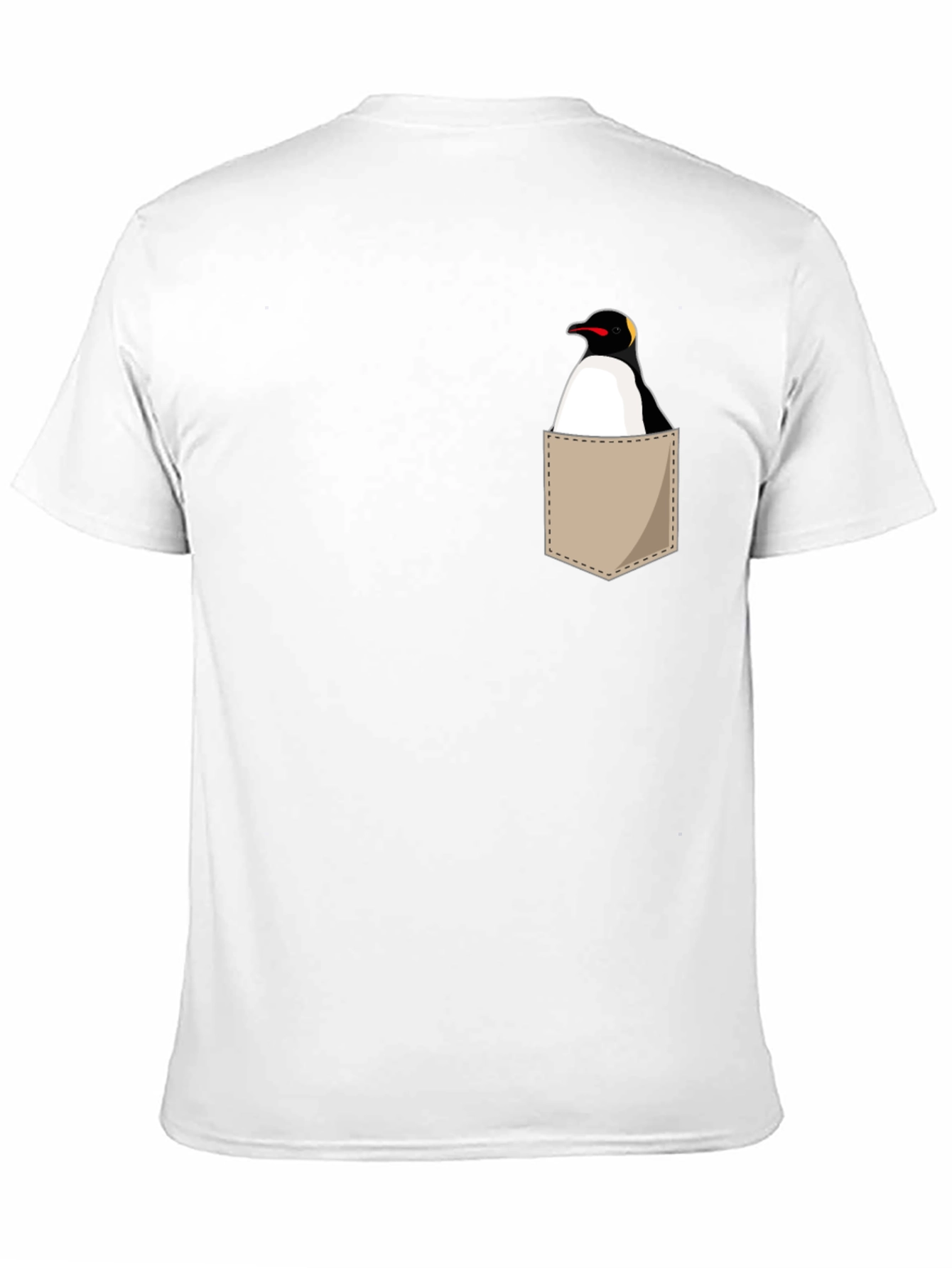 Penguin Pocket T-Shirt - Unique Graphic Tee