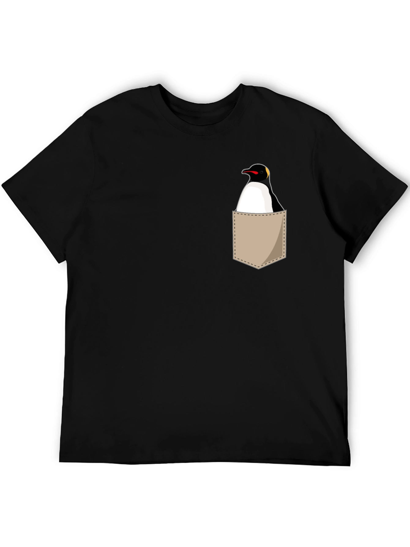 Penguin Pocket T-Shirt - Unique Graphic Tee