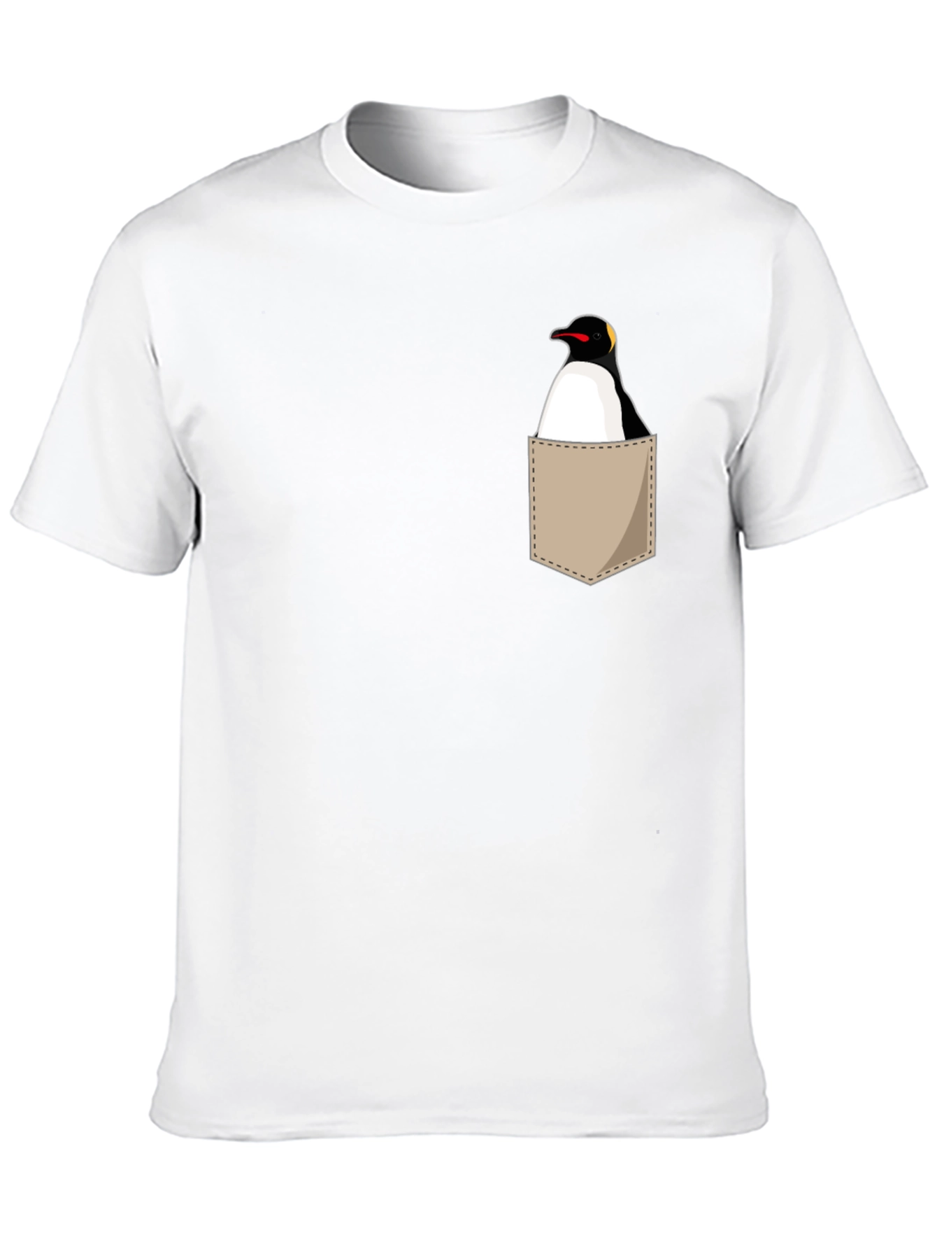 Penguin Pocket T-Shirt - Unique Graphic Tee