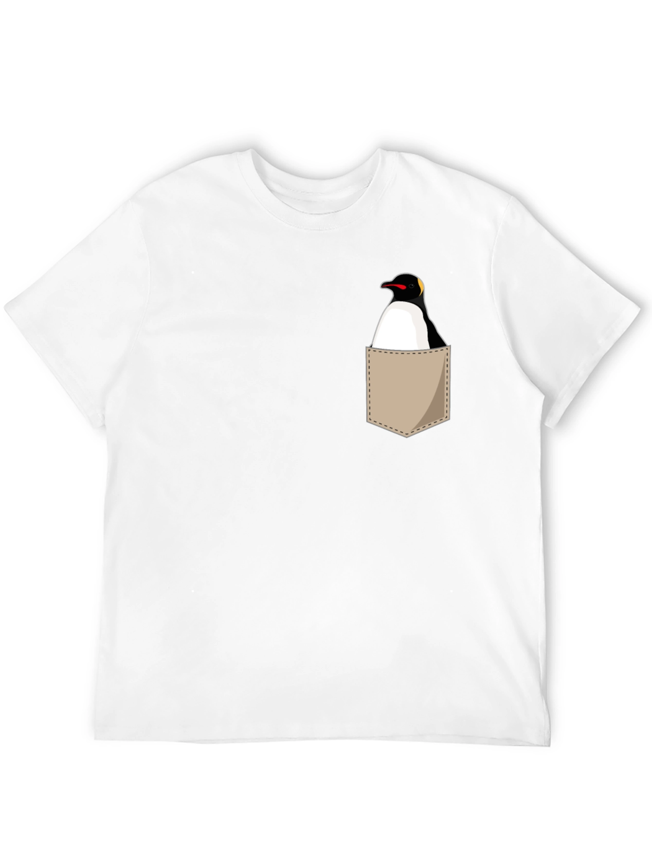 Penguin Pocket T-Shirt - Unique Graphic Tee